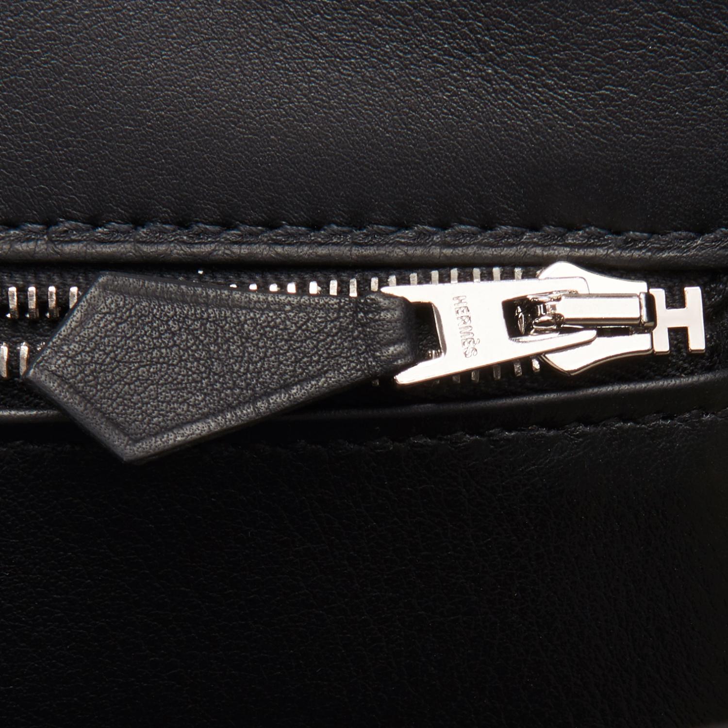 Hermes Birkin 35cm Black Fray Fray Toile Swift Bag VIP Limited Z Stamp, 2021 2