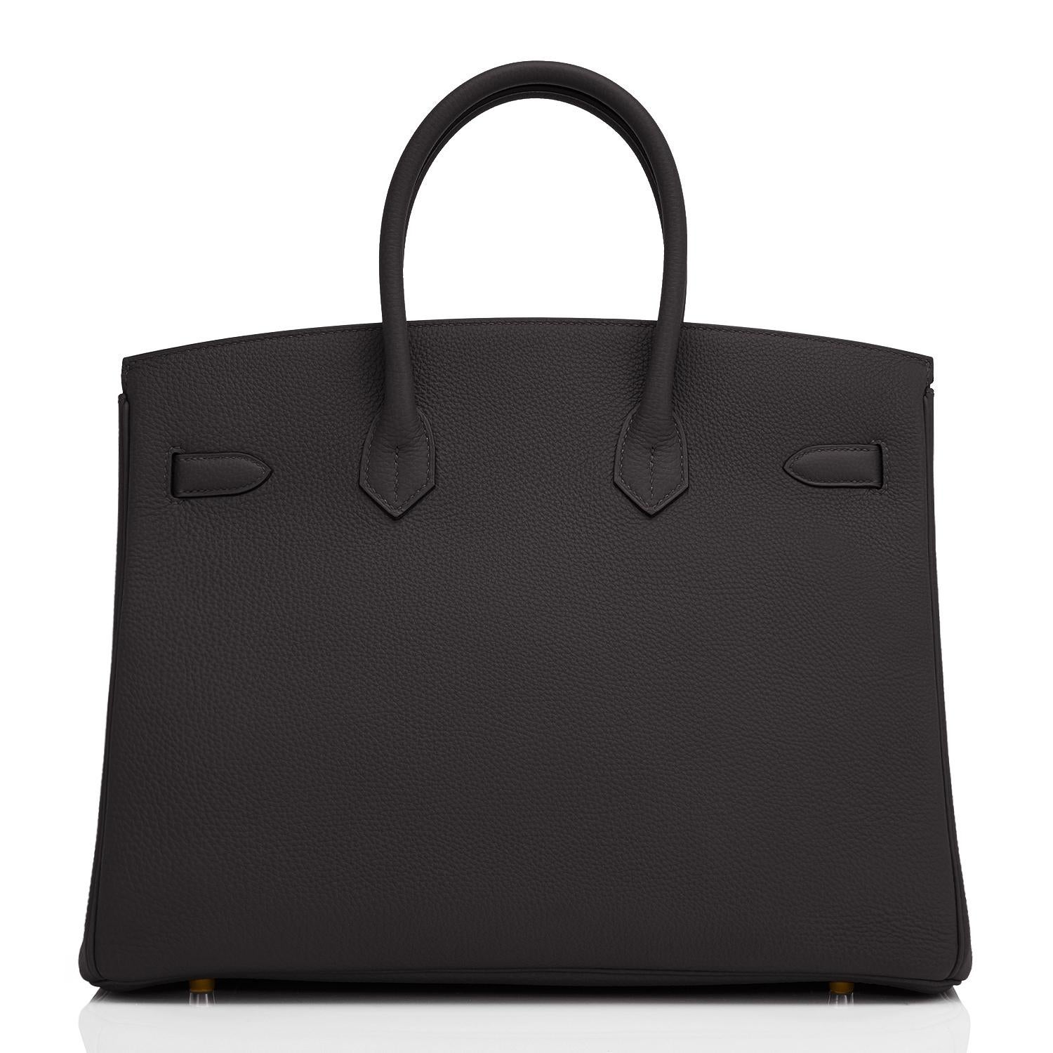 Hermes Birkin 35cm Black Togo Gold Hardware Bag Y Stamp, 2020 1