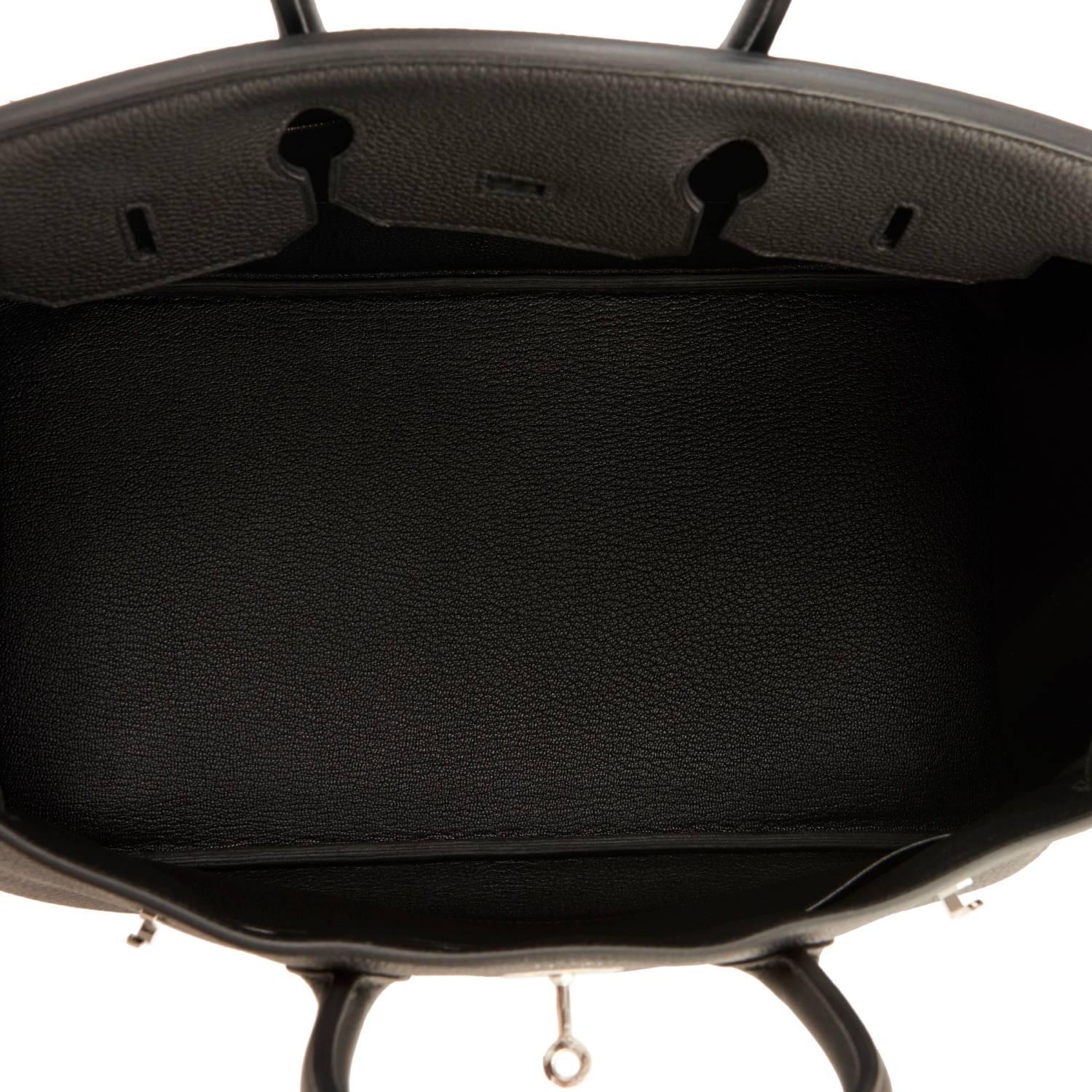 Hermes Birkin 35cm Black Togo Palladium Hardware Bag Z Stamp, 2021 2