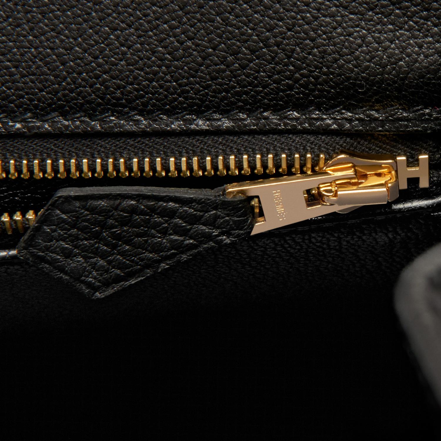 Hermes Birkin 35cm Black Togo Rose Gold Hardware Y Stamp Bag, 2020 3