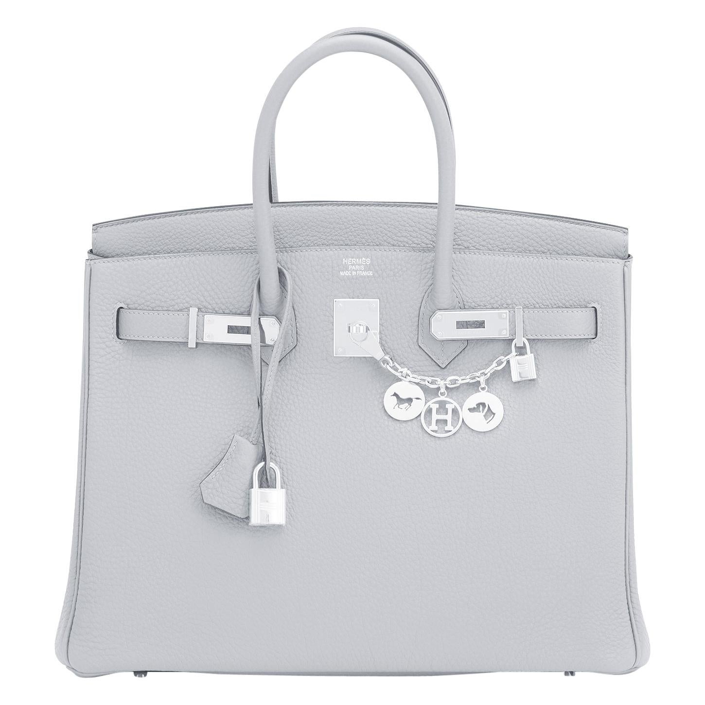 Hermes Birkin 35 N stamp $12999 Details: Stunning Jean blue colour