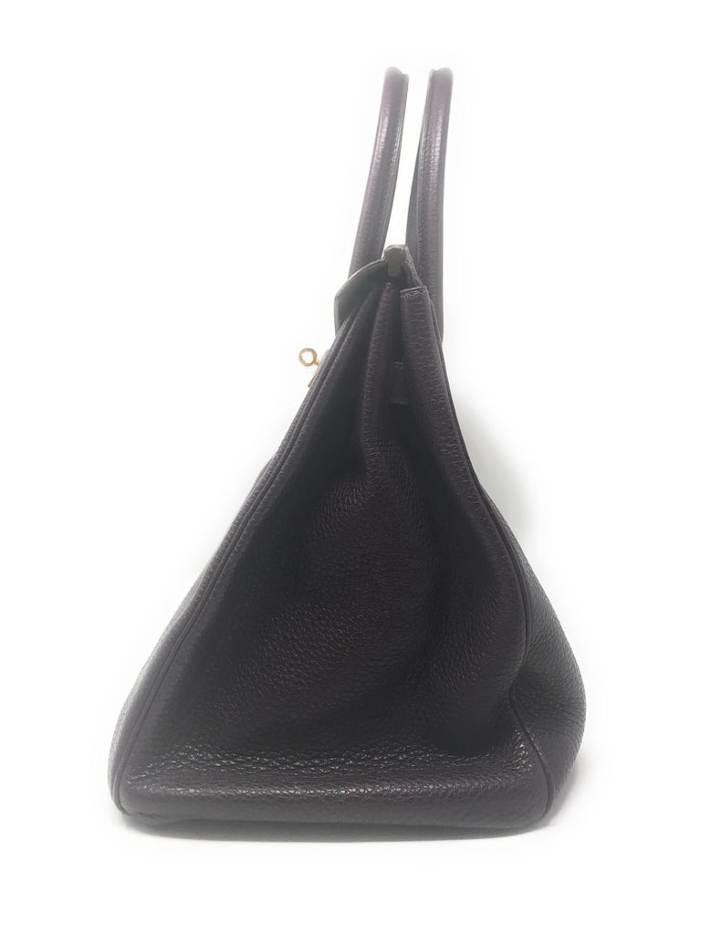 Hermes Birkin 35cm Dark Purple Bag For Sale at 1stdibs