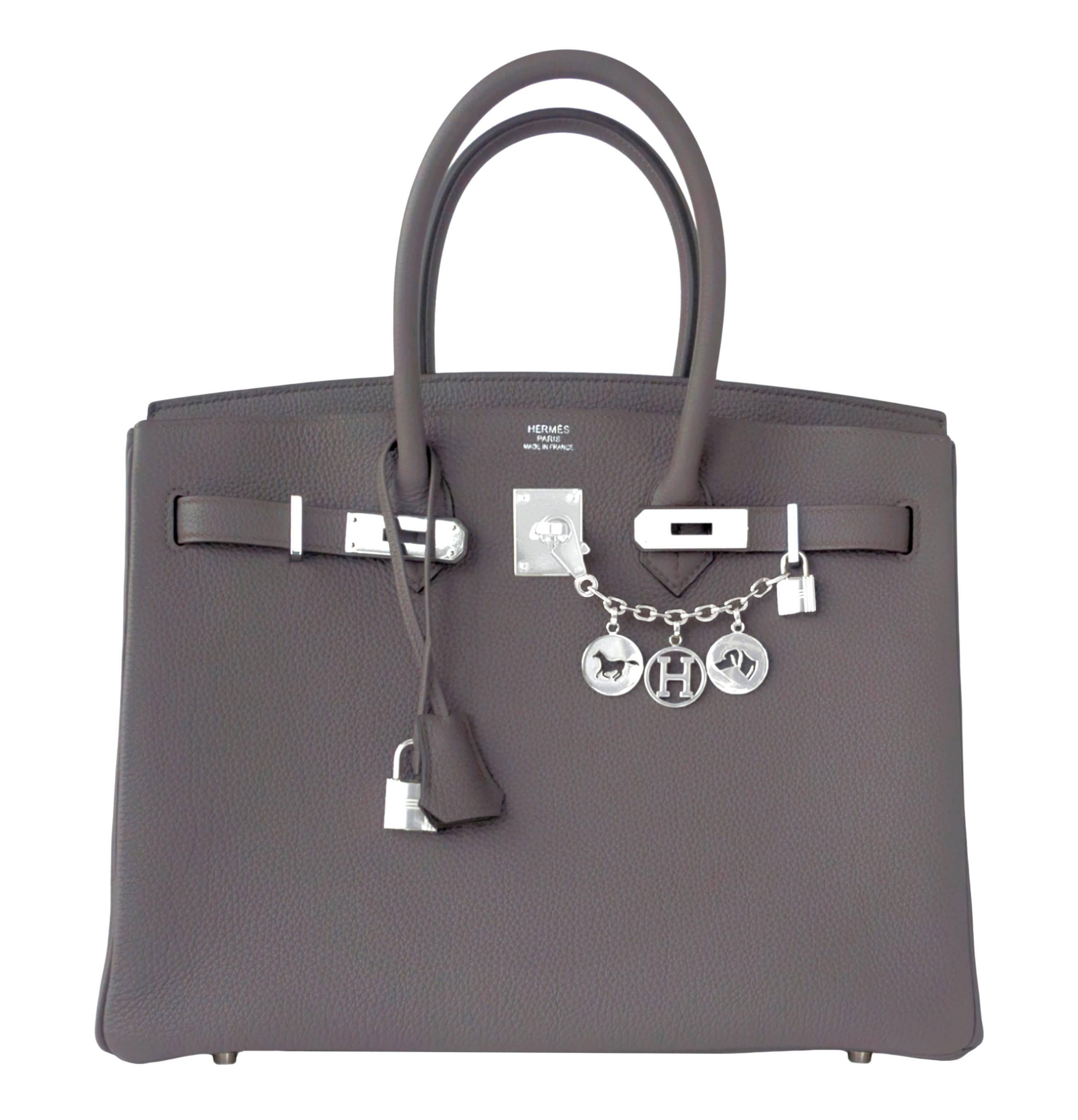 Hermes Birkin 35cm Etain Togo 