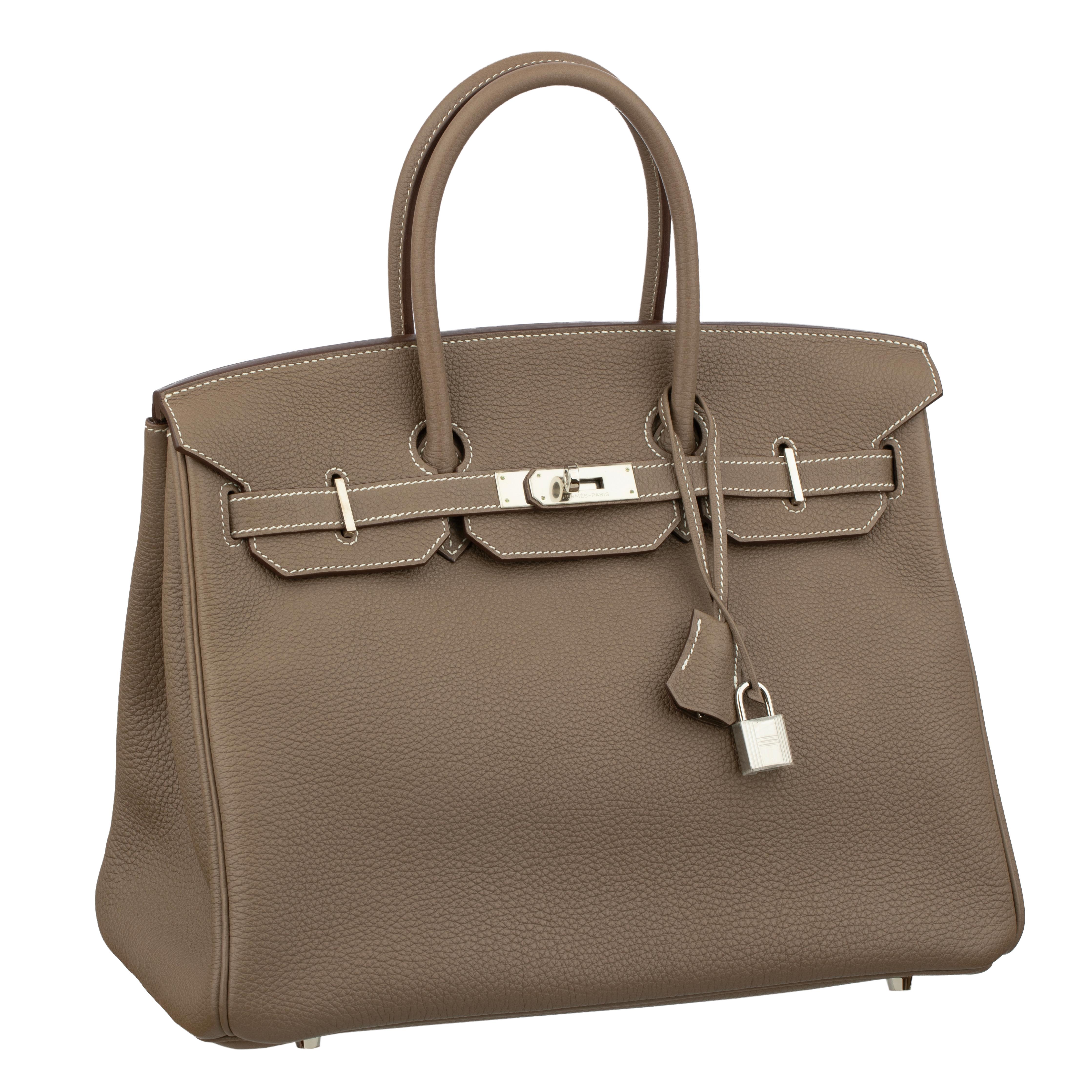 Brand: Hermes

Product: Birkin Retourne

Size:
CM: L 35 cm x H 25 cm x D 18 cm
INCH: W 14