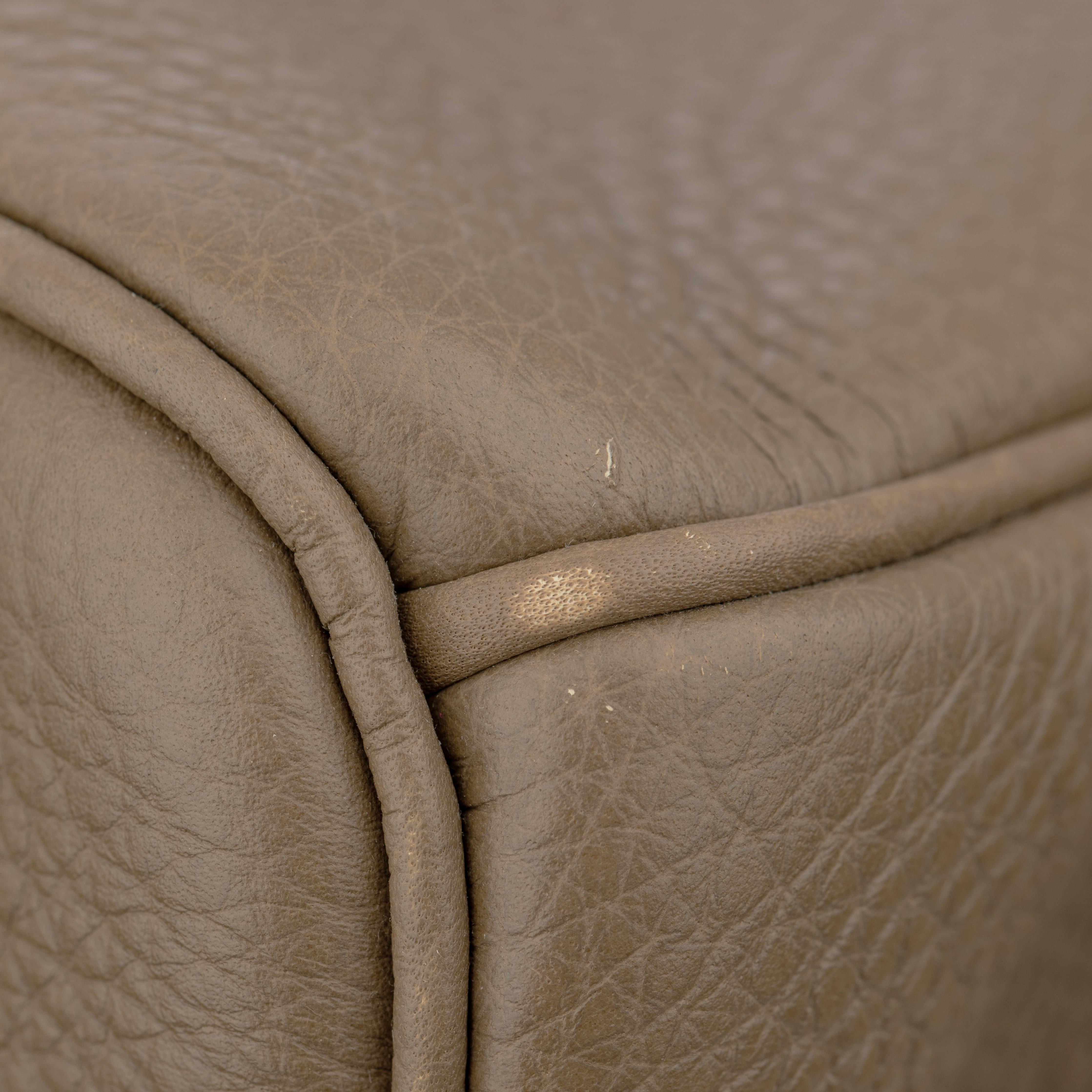 Hermes Birkin 35cm Etoupe Togo Leather Palladium Hardware For Sale 3