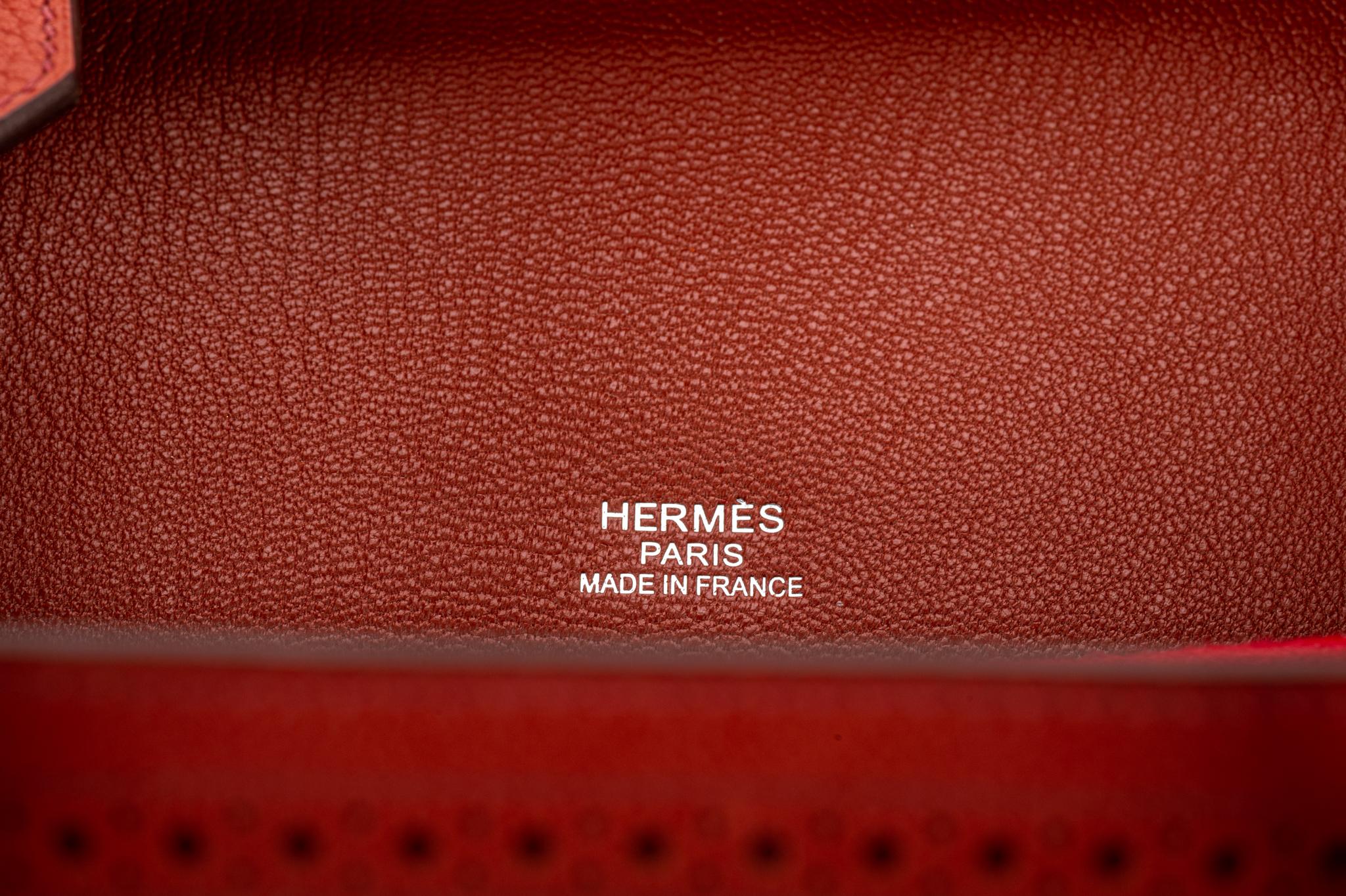 Hermes Birkin 35Cm Ghillies Brique Bag 7