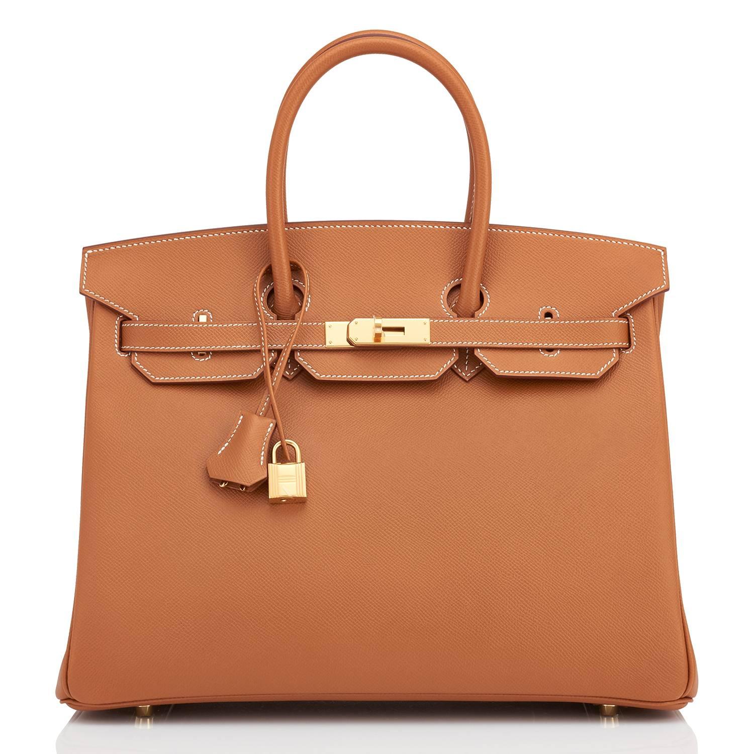 Hermes Birkin 35cm Gold Epsom Camel Tan Gold Hardware Y Stamp, 2020 1