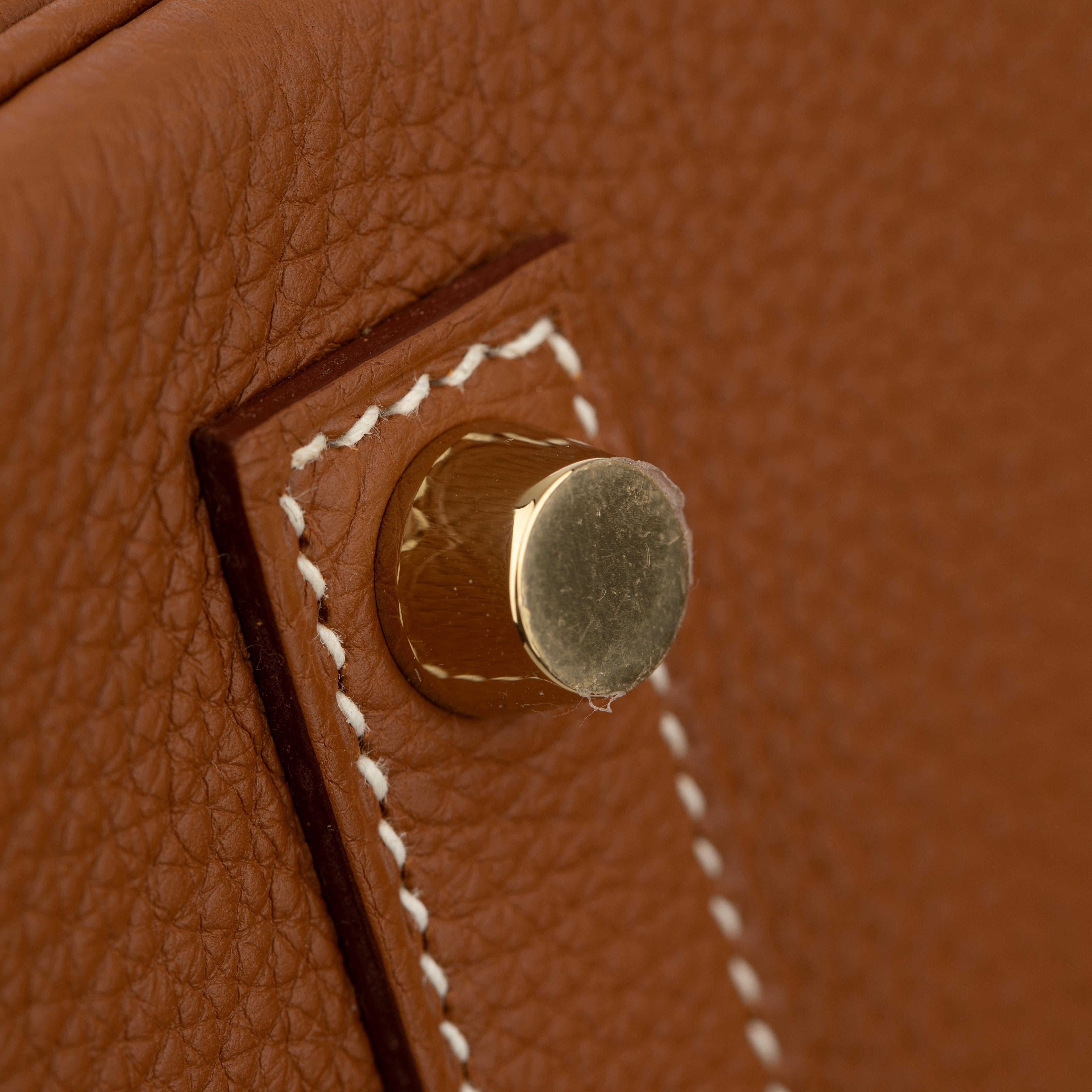 Hermes Birkin 35cm Piel Togo Dorada Herrajes Dorados en venta 2