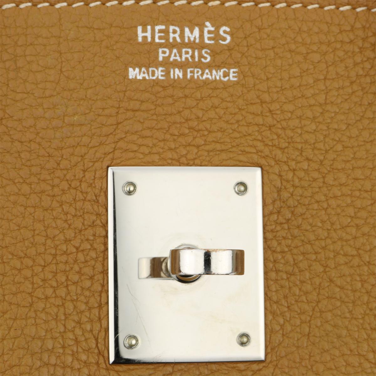 Hermès Birkin 35cm Gold Togo Leather with Palladium Hardware Stamp K Year 2007 2