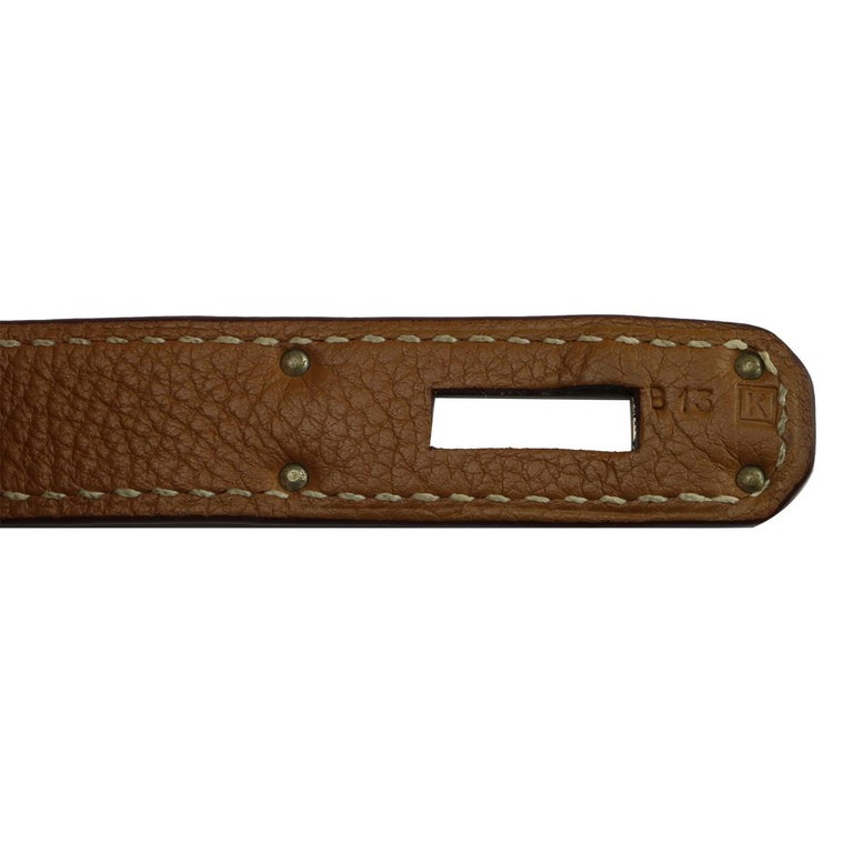 HERMES Birkin 35cm Brown Togo Leather/Palladium Hardware K Stamp-2007 –  Celebrity Owned