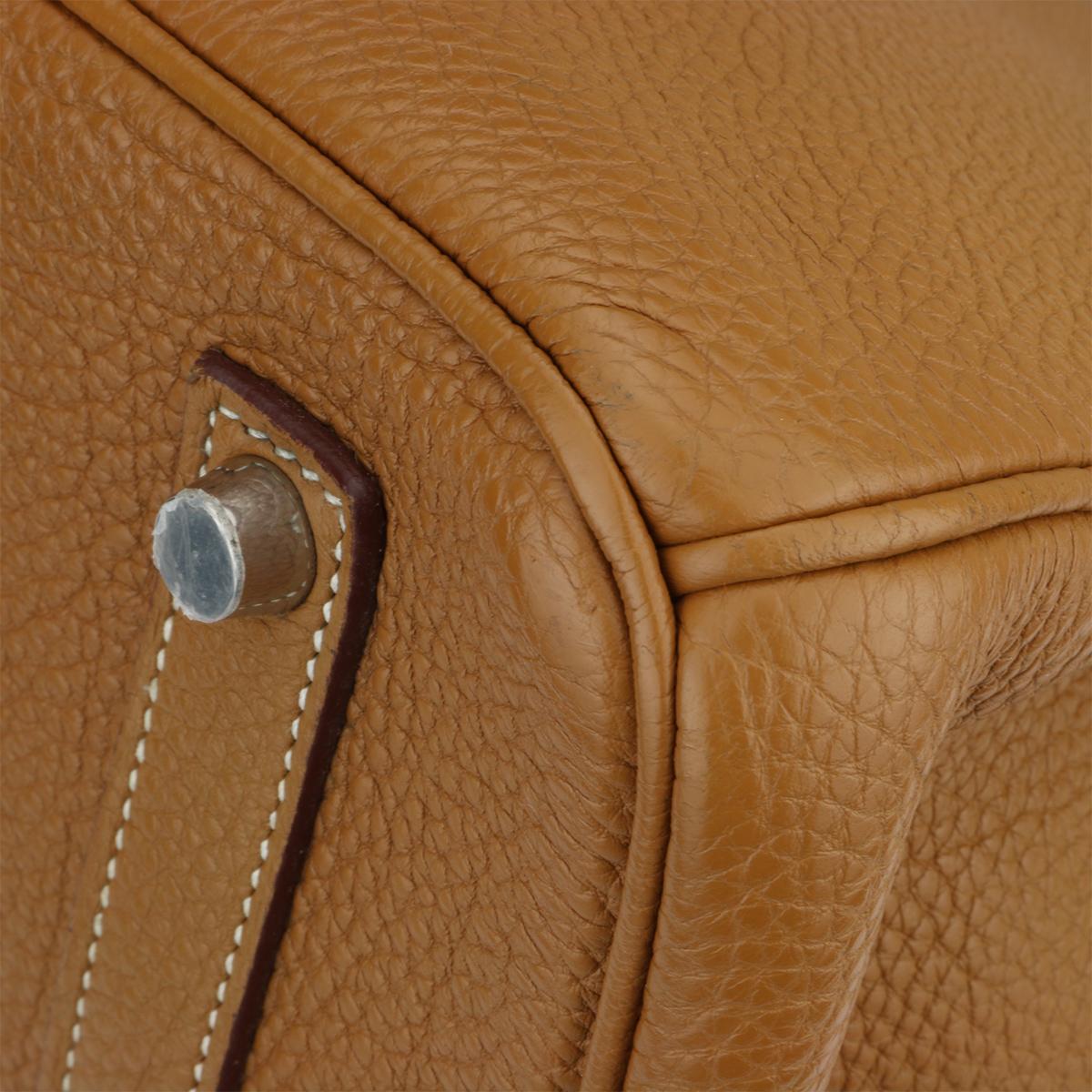 Hermès Birkin 35cm Gold Togo Leather with Palladium Hardware Stamp K Year 2007 1