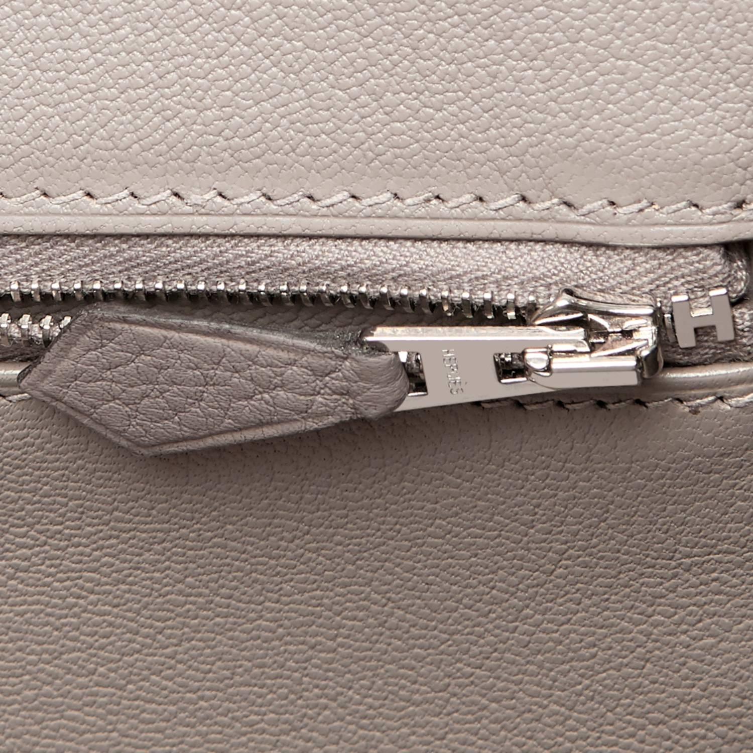 Hermes Birkin 35cm Gris Asphalte Dove Grey Togo Palladium Asphalt Bag 3