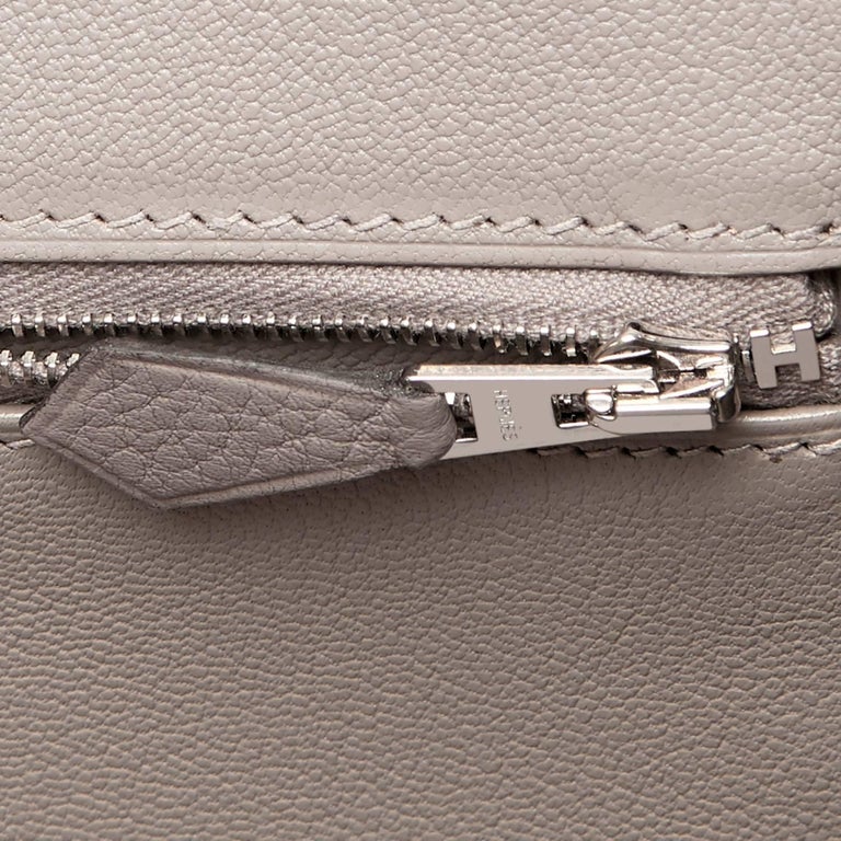 Hermes Birkin 35cm Gris Asphalte Dove Grey Togo Palladium ...