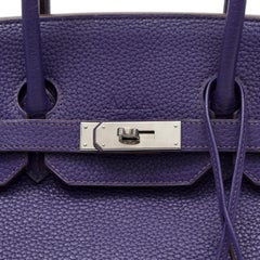 Hermès Birkin 35cm Purple Togo Leather w/Palladium Hardware
