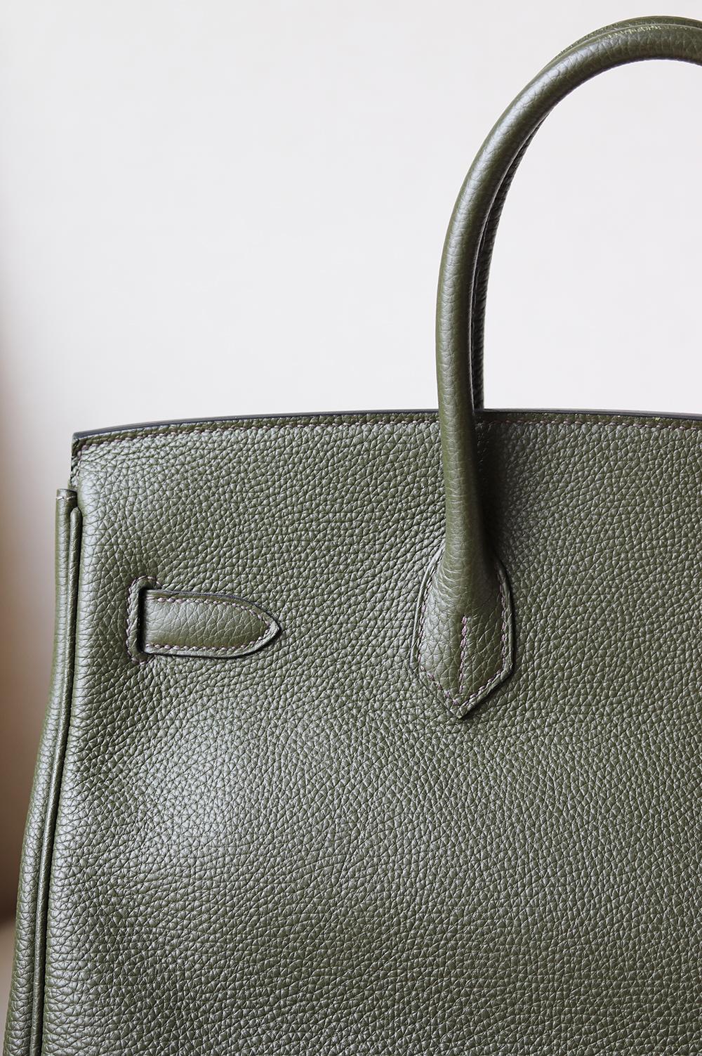 Hermès Birkin 35CM Togo Palladium H/W Bag In Excellent Condition In London, GB