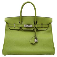 Hermès Birkin 35cm Vert Anis Togo w/Palladium Hardware