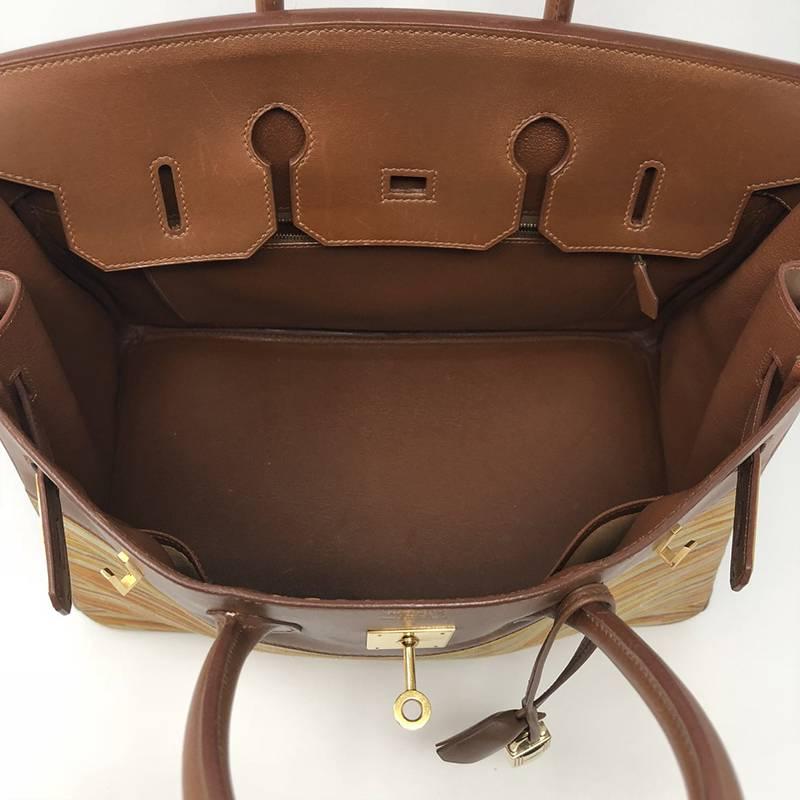 Women's or Men's Hermes Birkin 35cm Vibrato Bag  For Sale
