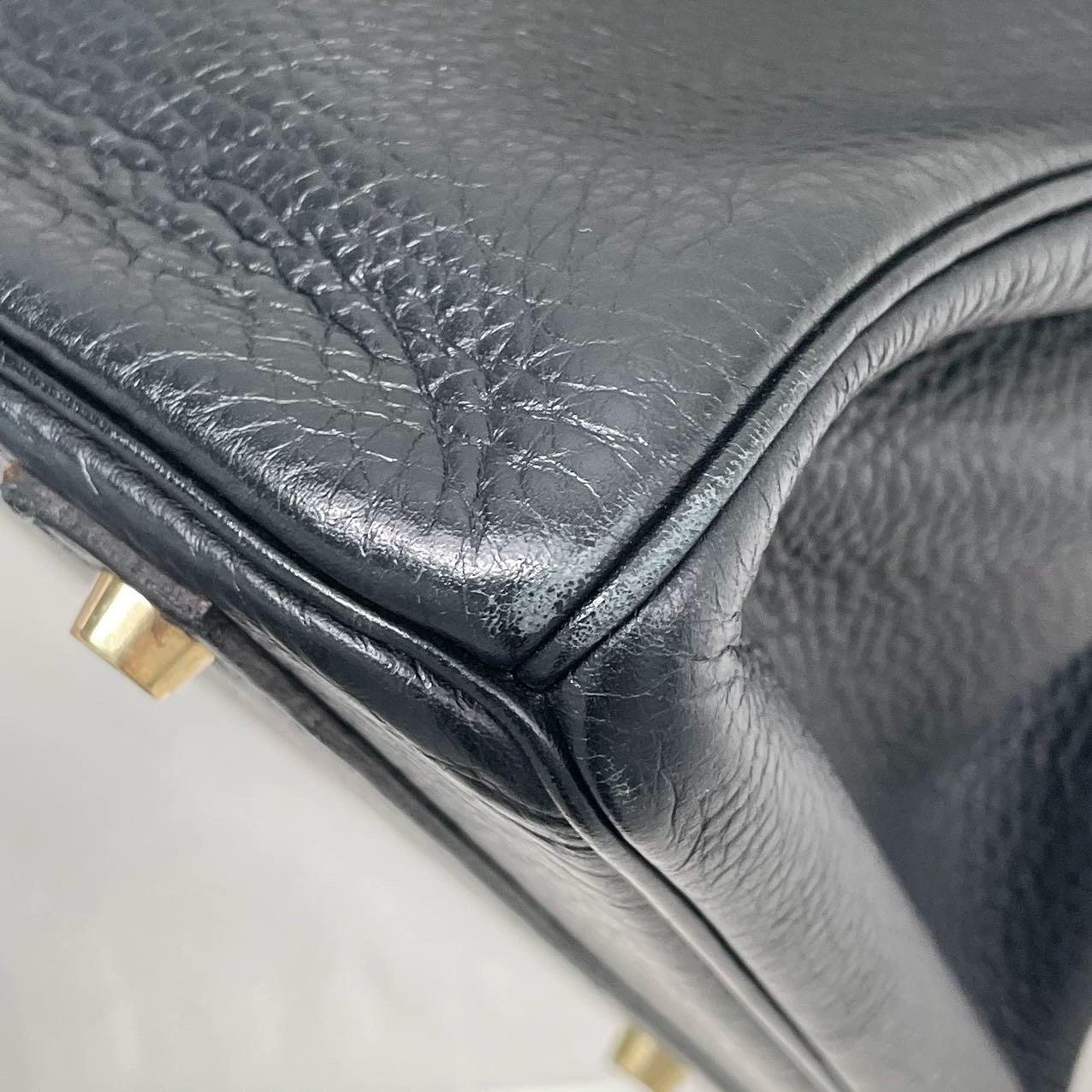 Hermes Birkin 40 Black Togo Leather Gold Hardware 2001 9