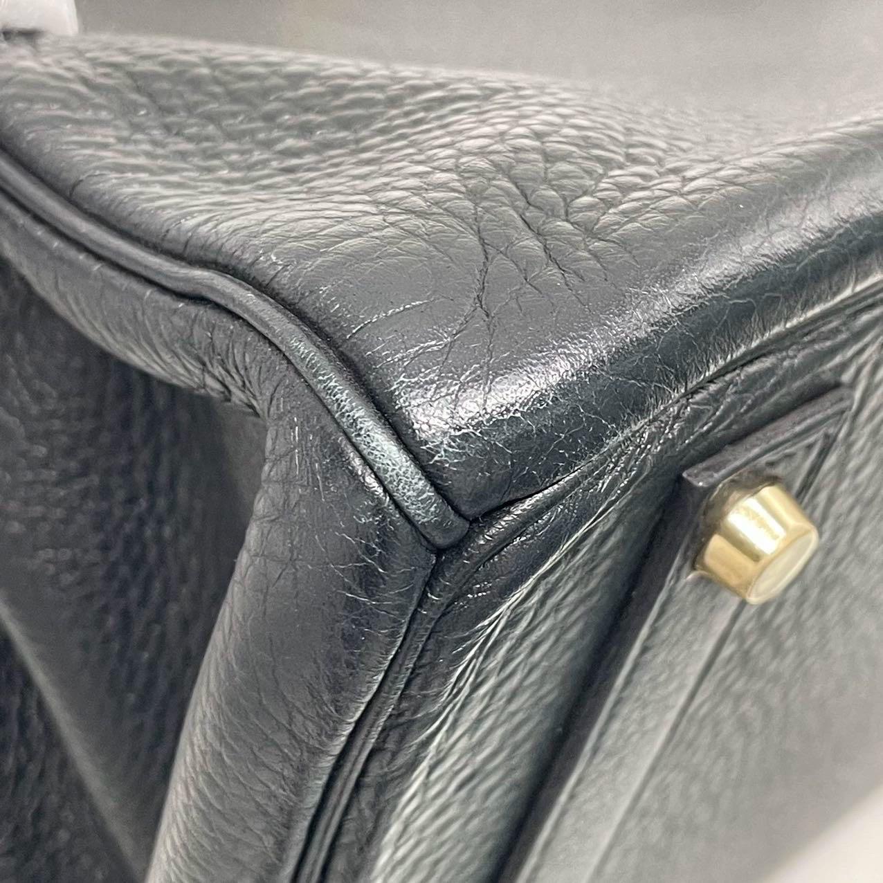 Hermes Birkin 40 Black Togo Leather Gold Hardware 2001 10