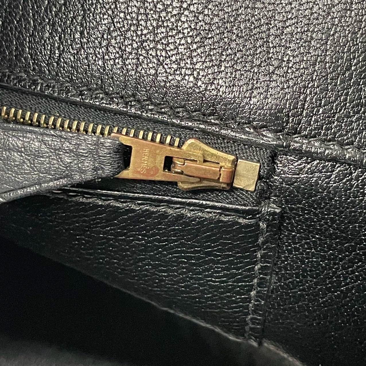 Hermes Birkin 40 Black Togo Leather Gold Hardware 2001 11