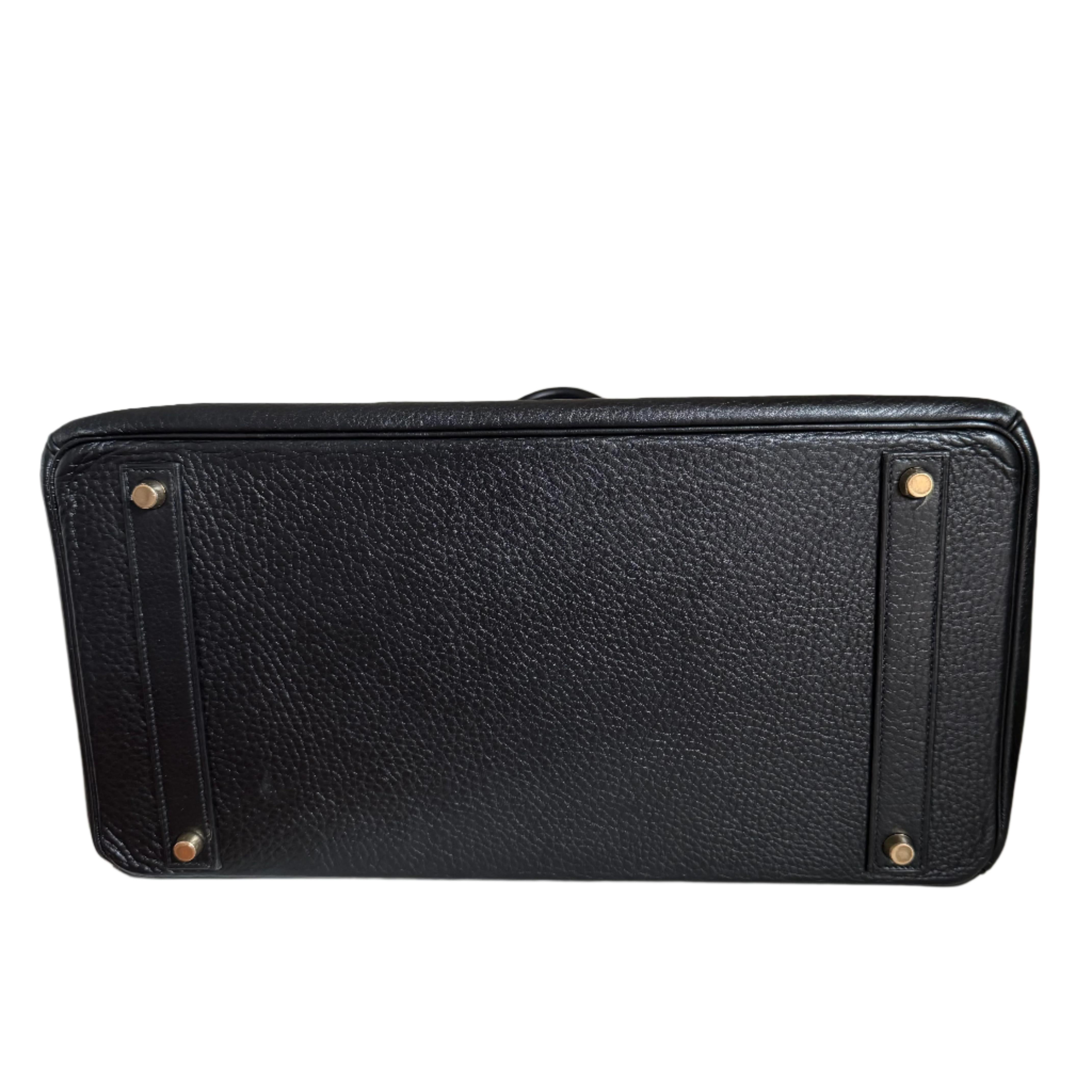 Hermes Birkin 40 Black Togo Leather Gold Hardware 2001 1