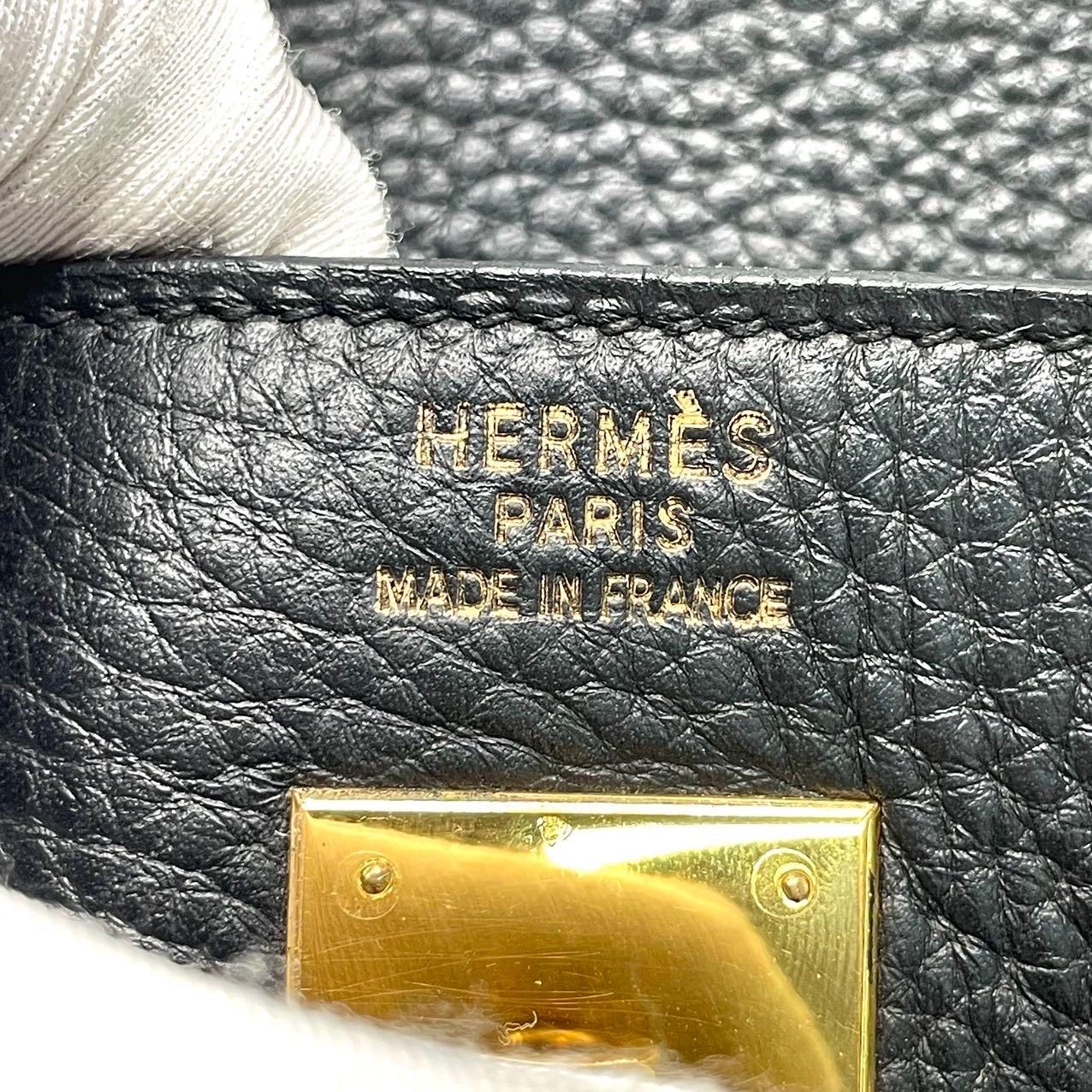 Hermes Birkin 40 Black Togo Leather Gold Hardware 2001 3