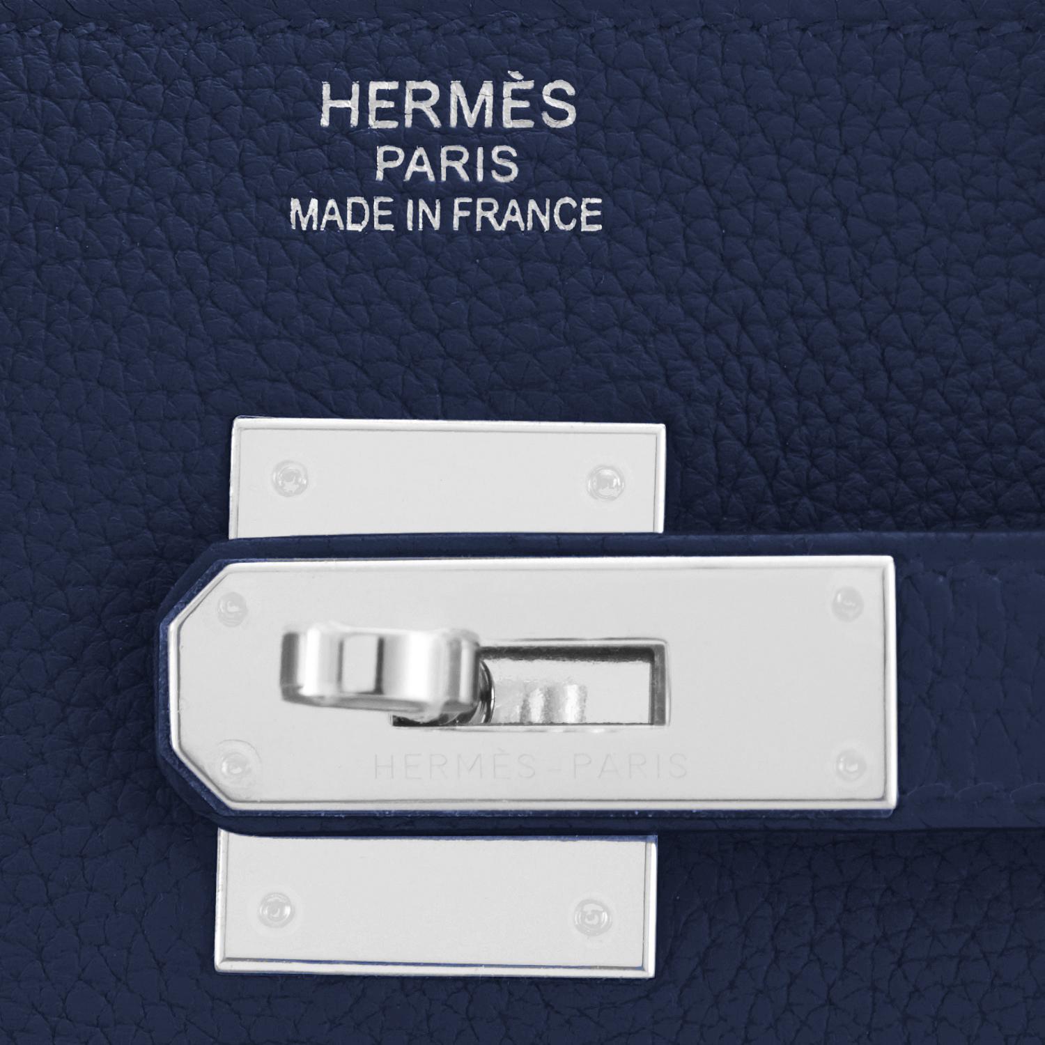 Hermes Birkin 40 Blue Nuit Navy Togo Birkin Bag Z Stamp, 2021 ULTRA RARE 5