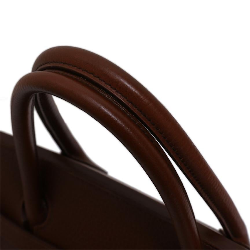 dark brown birkin bag