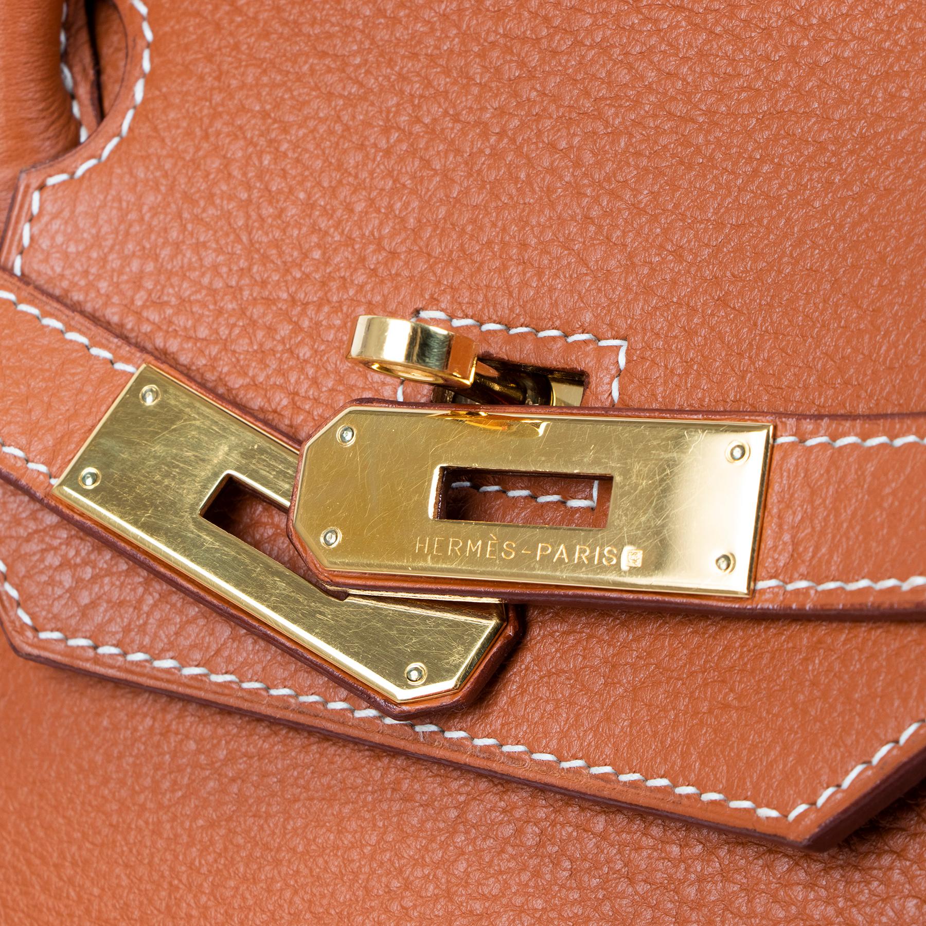 Hermès Birkin 40 Etrusque Clemence Taurillon GHW 6