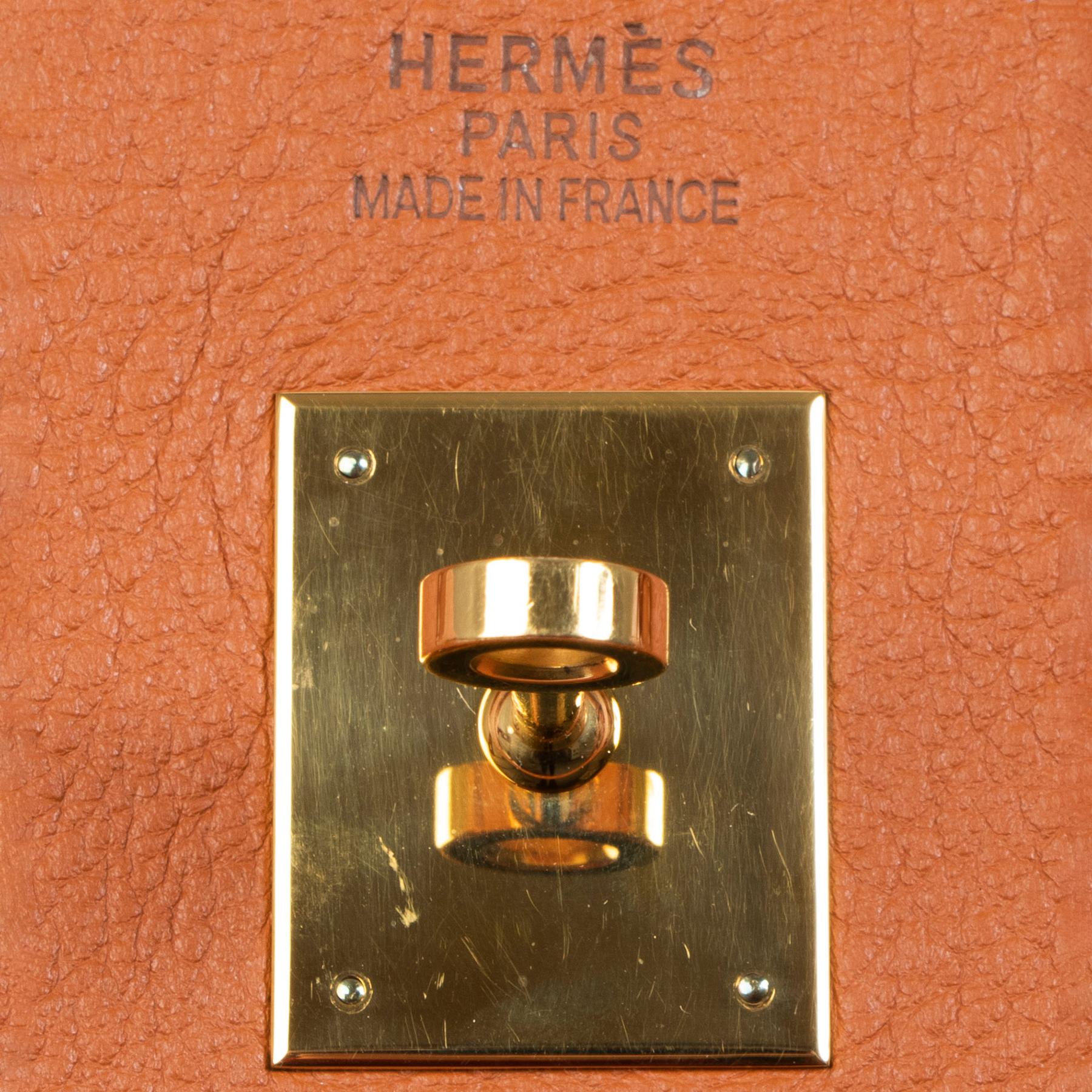 Hermès Birkin 40 Etrusque Clemence Taurillon GHW 7