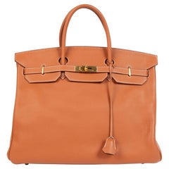 Hermès Birkin 40 Etrusque Clemence Taurillon GHW