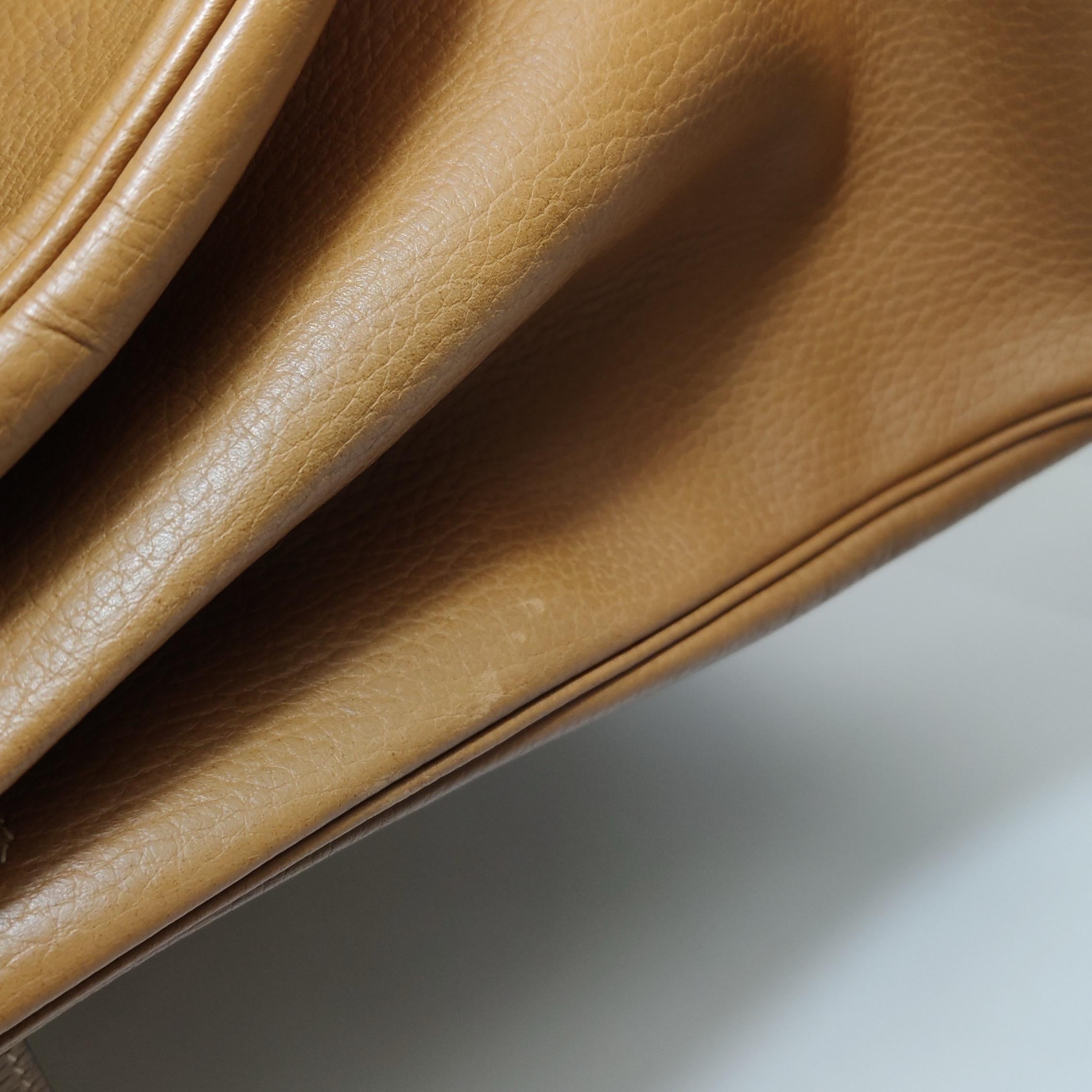 Hermes Birkin 40 Gold TC Clemence Leather Gold Hardware 1994 For Sale 9