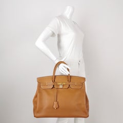 Hermes Birkin 40 Gold TC Clemence Leather Gold Hardware 1994