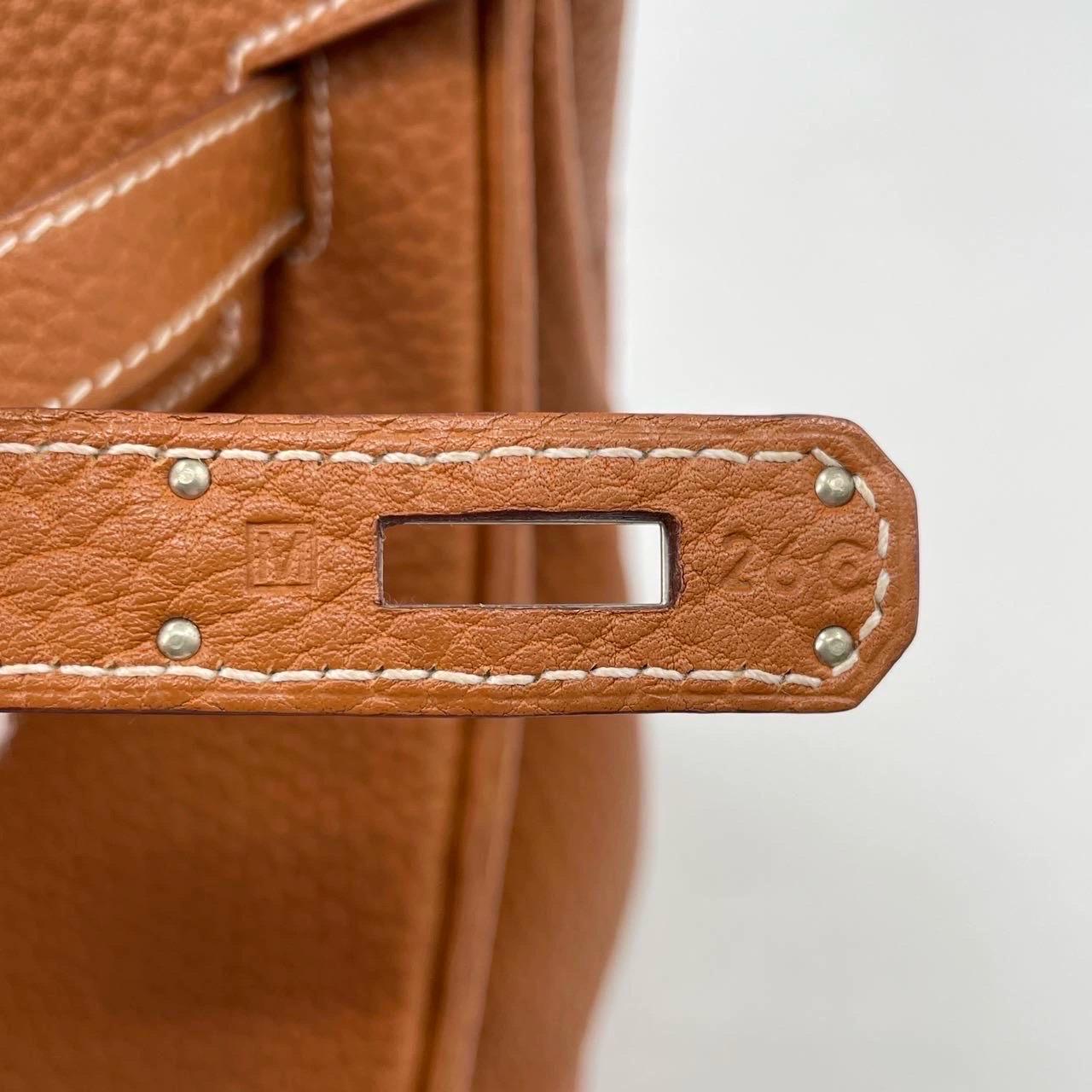 Hermes Birkin 40 Gold Togo Calfskin Leather Palladium Hardware Box M Stamp 2009 For Sale 10