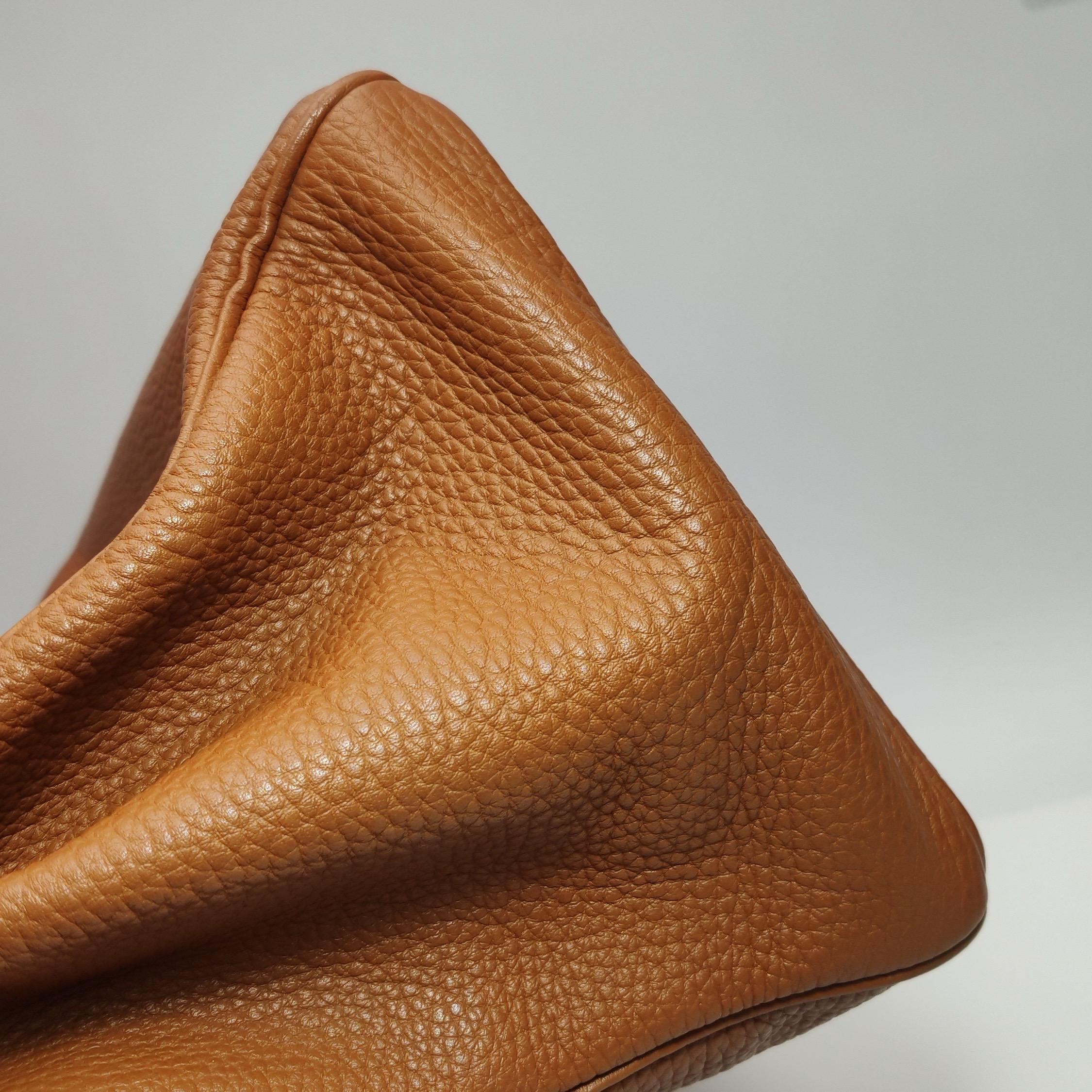 Hermes Birkin 40 Oro Togo Pelle di vitello Palladium Hardware Box M Stamp 2009 in vendita 14