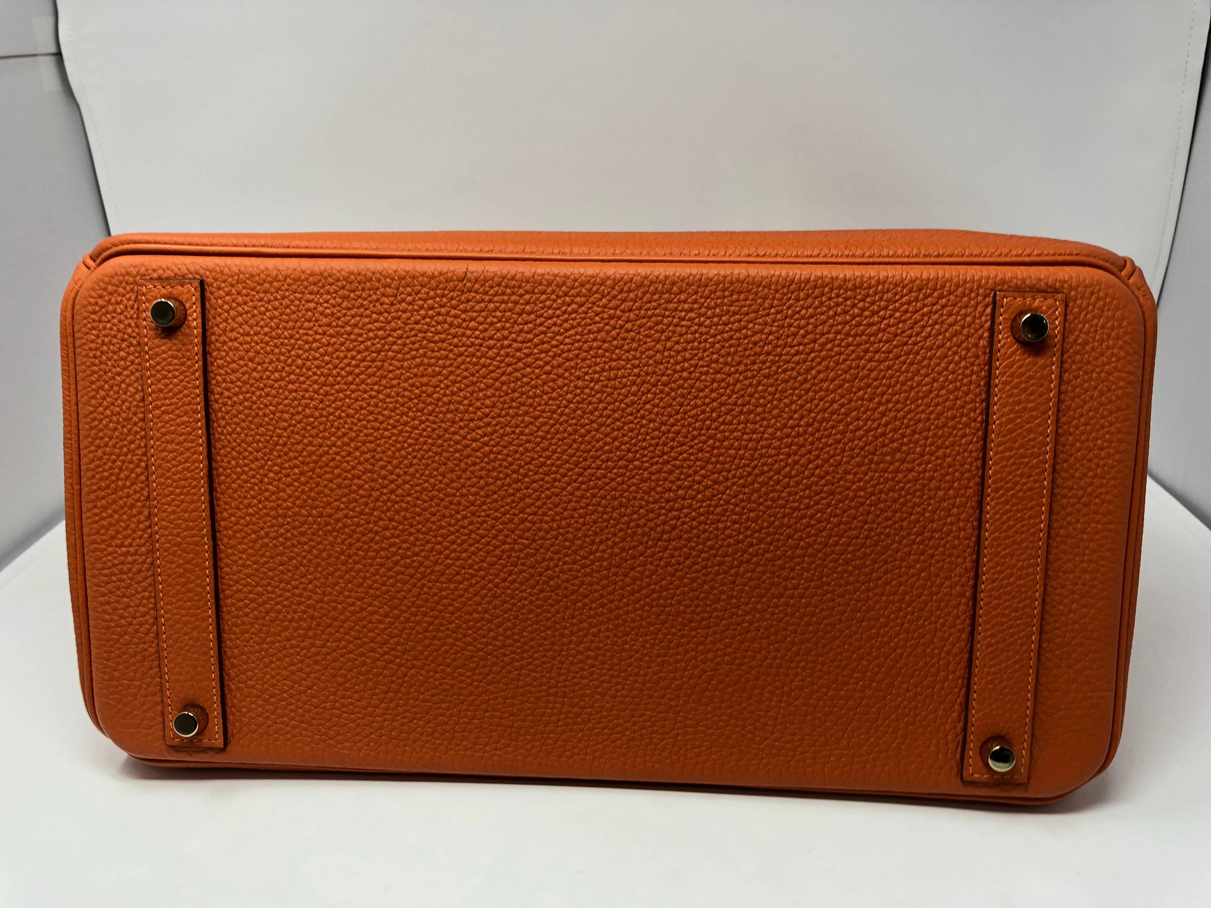 Hermes Birkin 40 Orange 6
