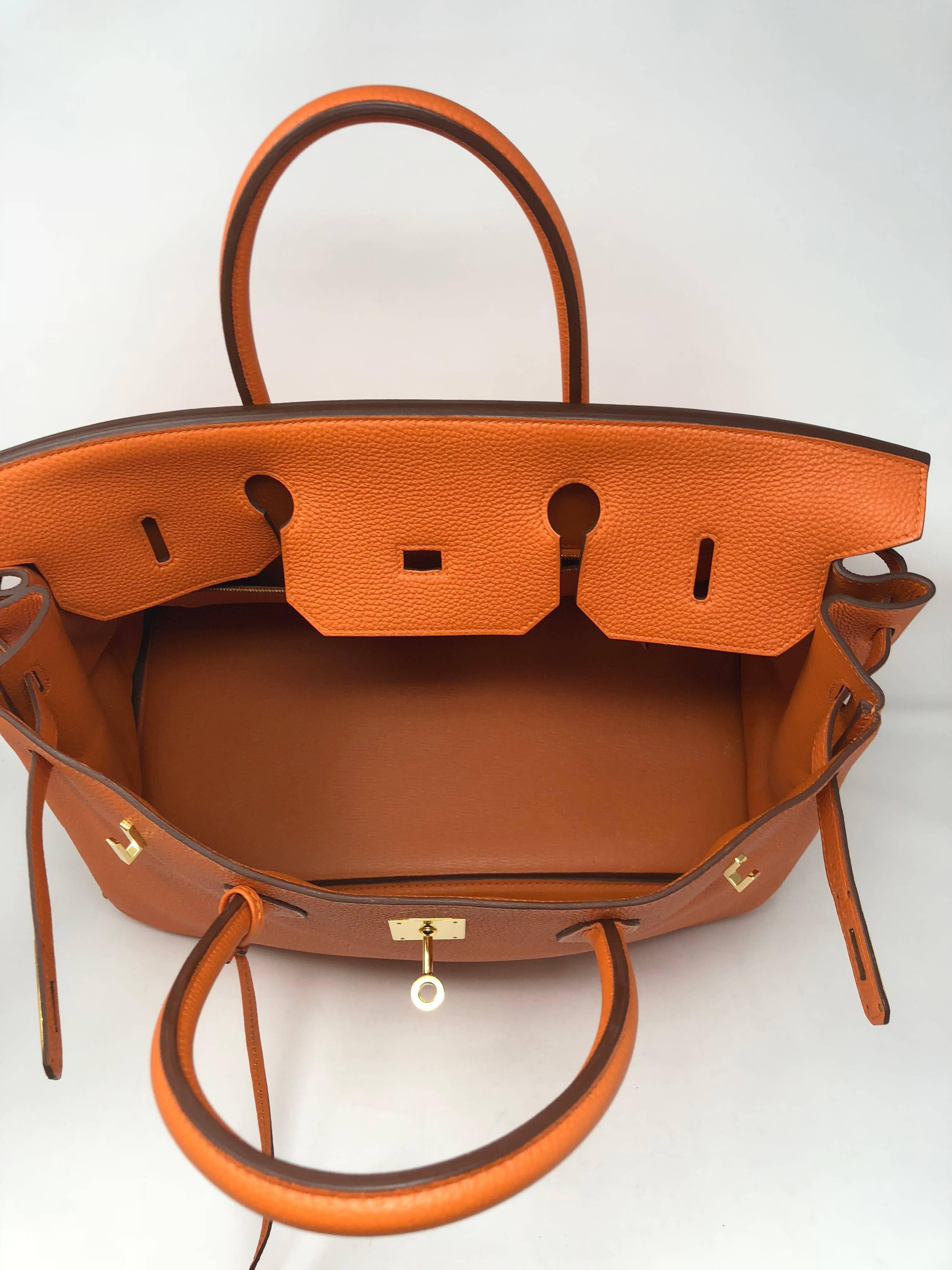 Hermes Birkin 40 Orange 7