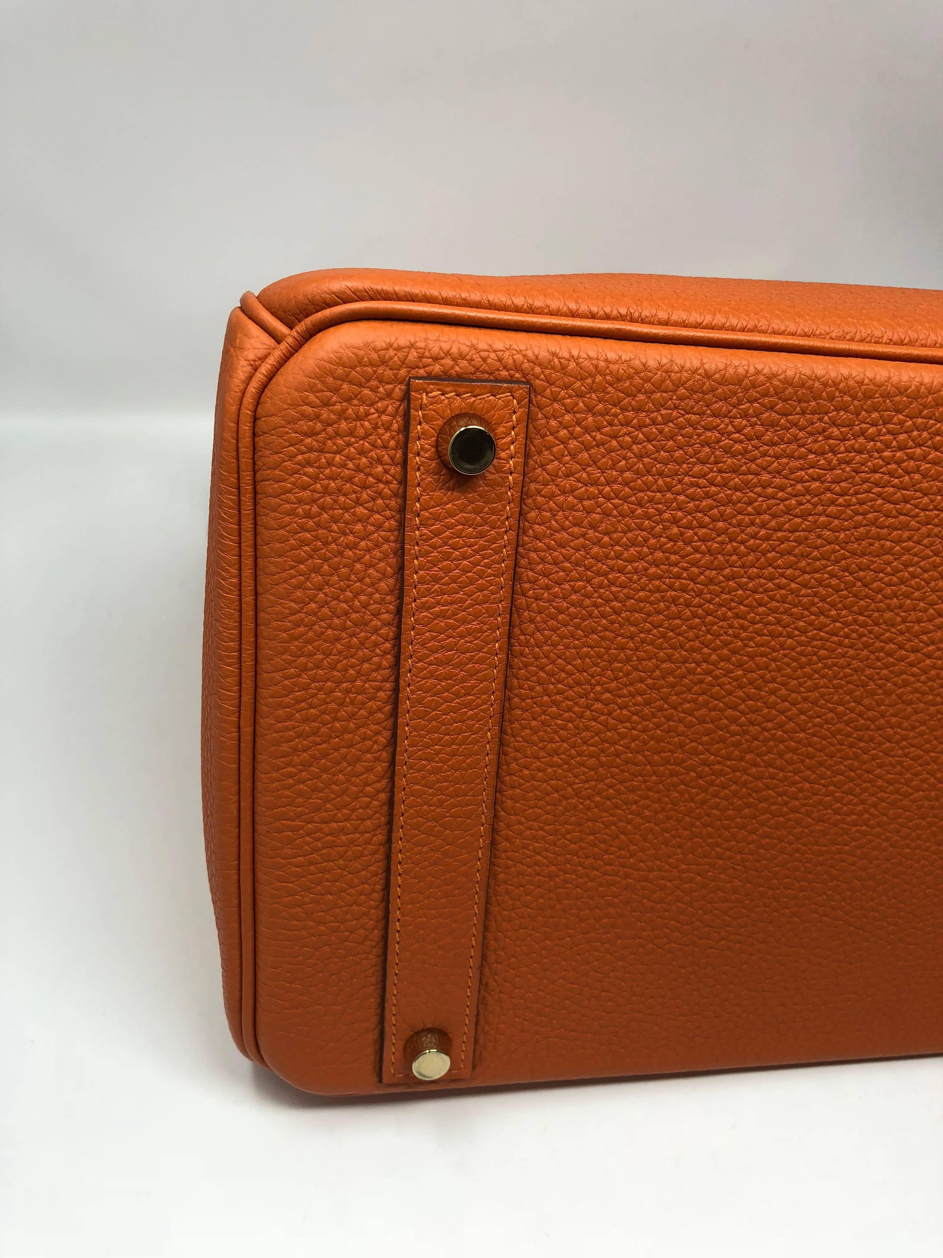 Hermes Birkin 40 Orange 8
