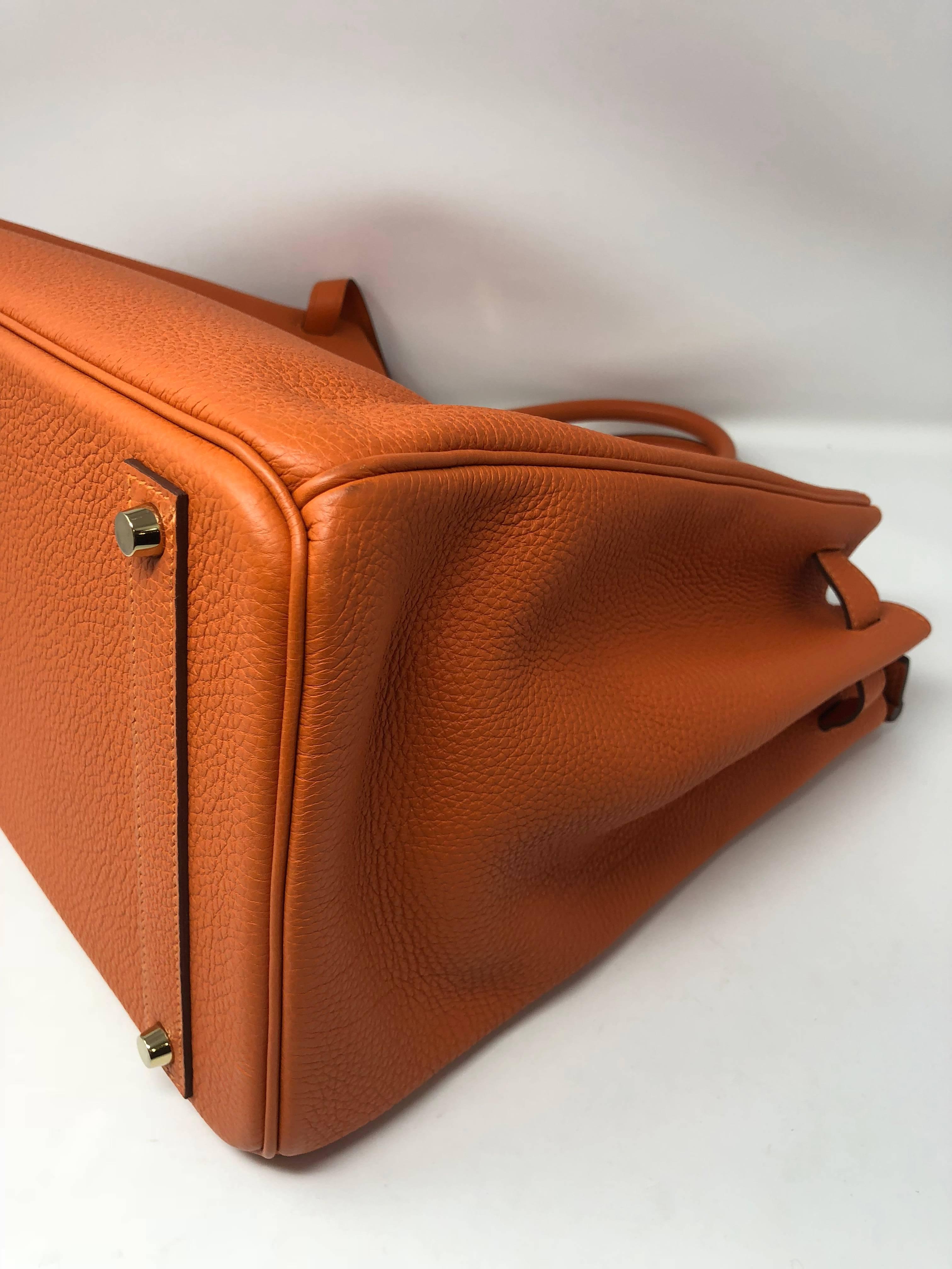 Hermes Birkin 40 Orange 9