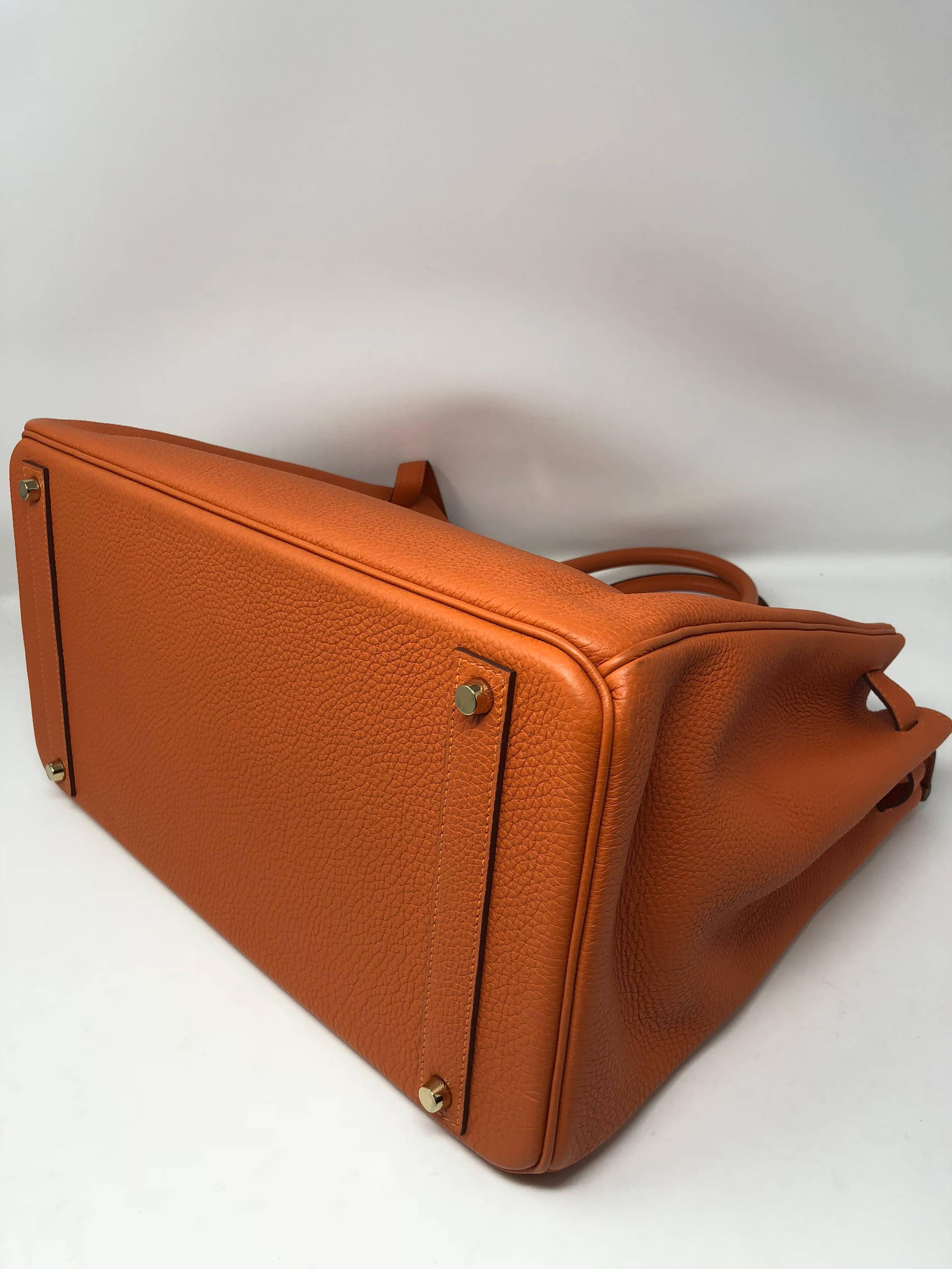 Hermes Birkin 40 Orange 10