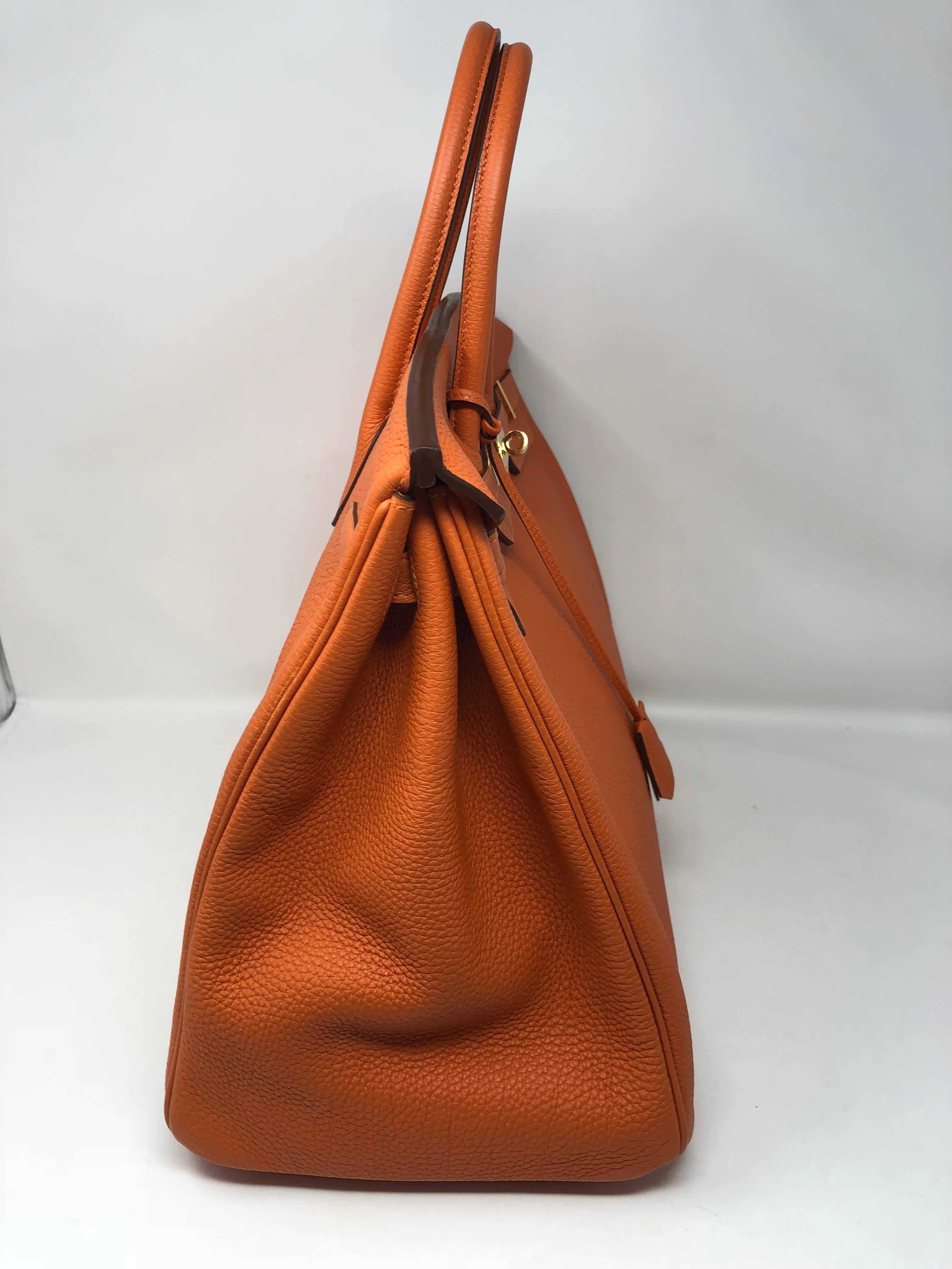 Hermes Birkin 40 Orange 1