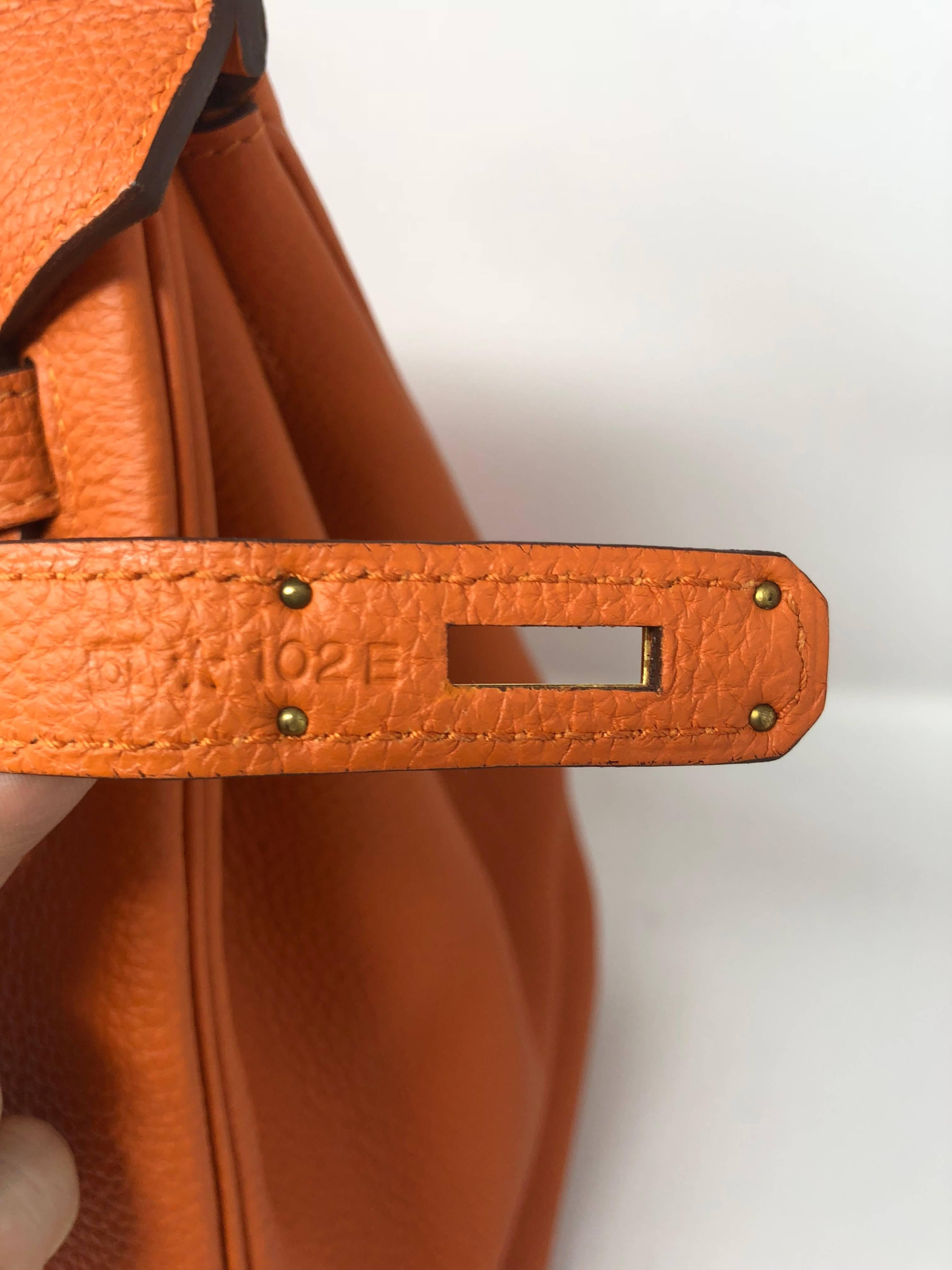 Hermes Birkin 40 Orange 4