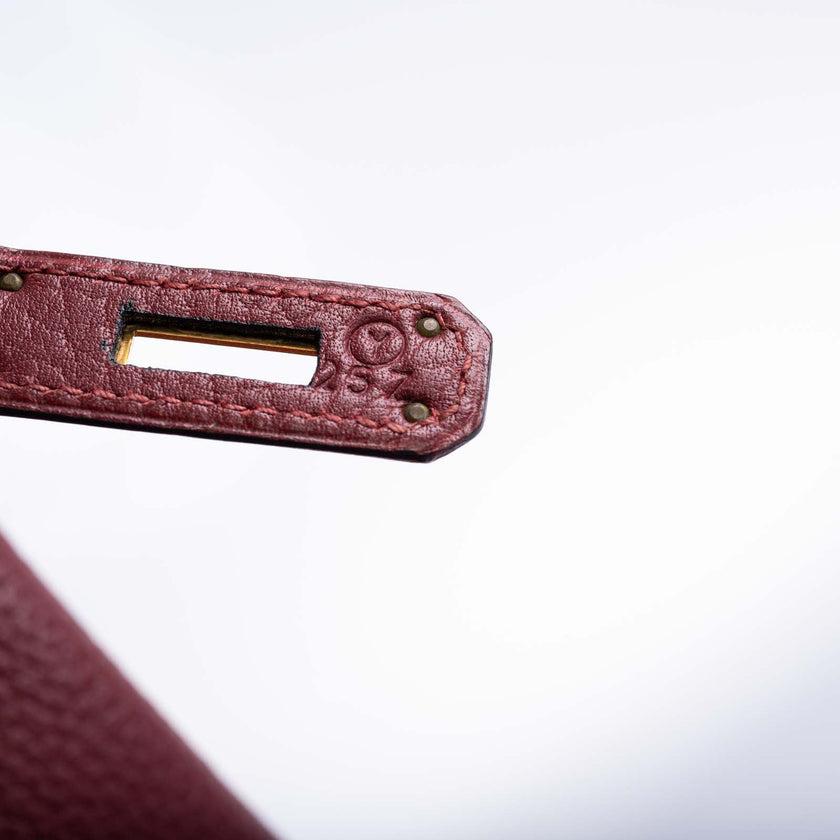 Hermès Birkin 40 Rouge H Vachette Fjord with Gold Hardware Bag For Sale 10