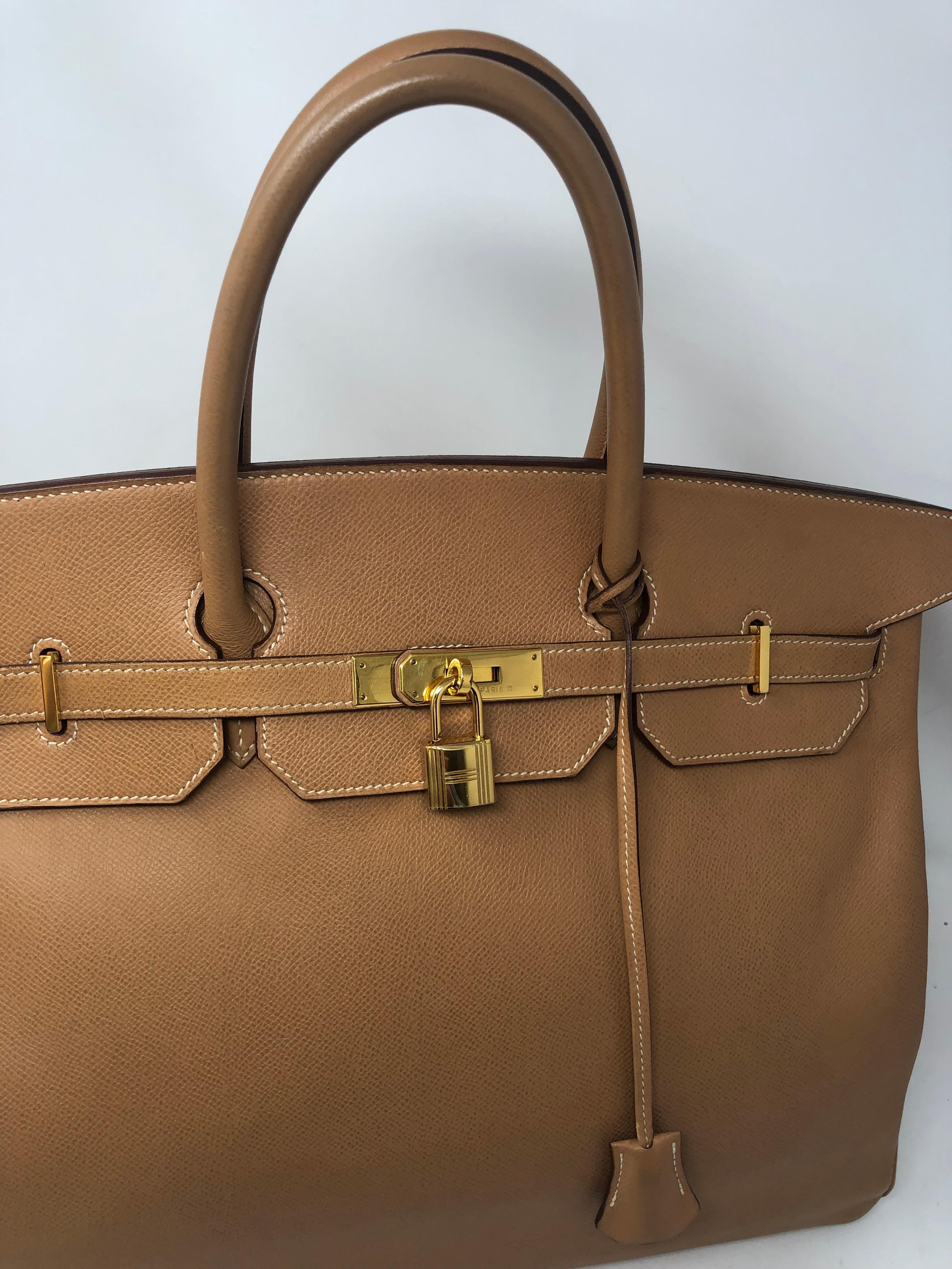 Hermes Birkin 40 Tan  6