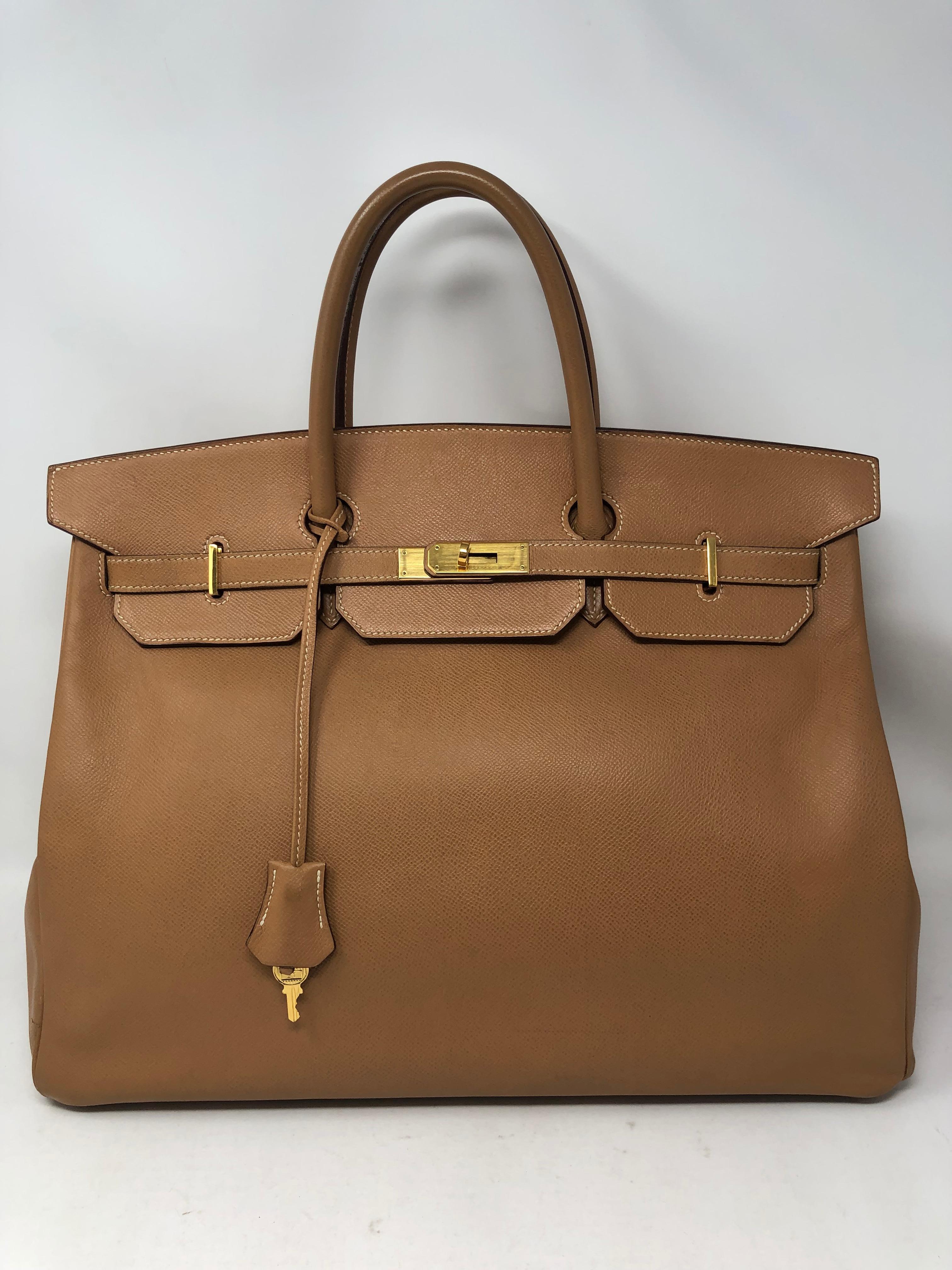 Hermes Birkin 40 Tan  7