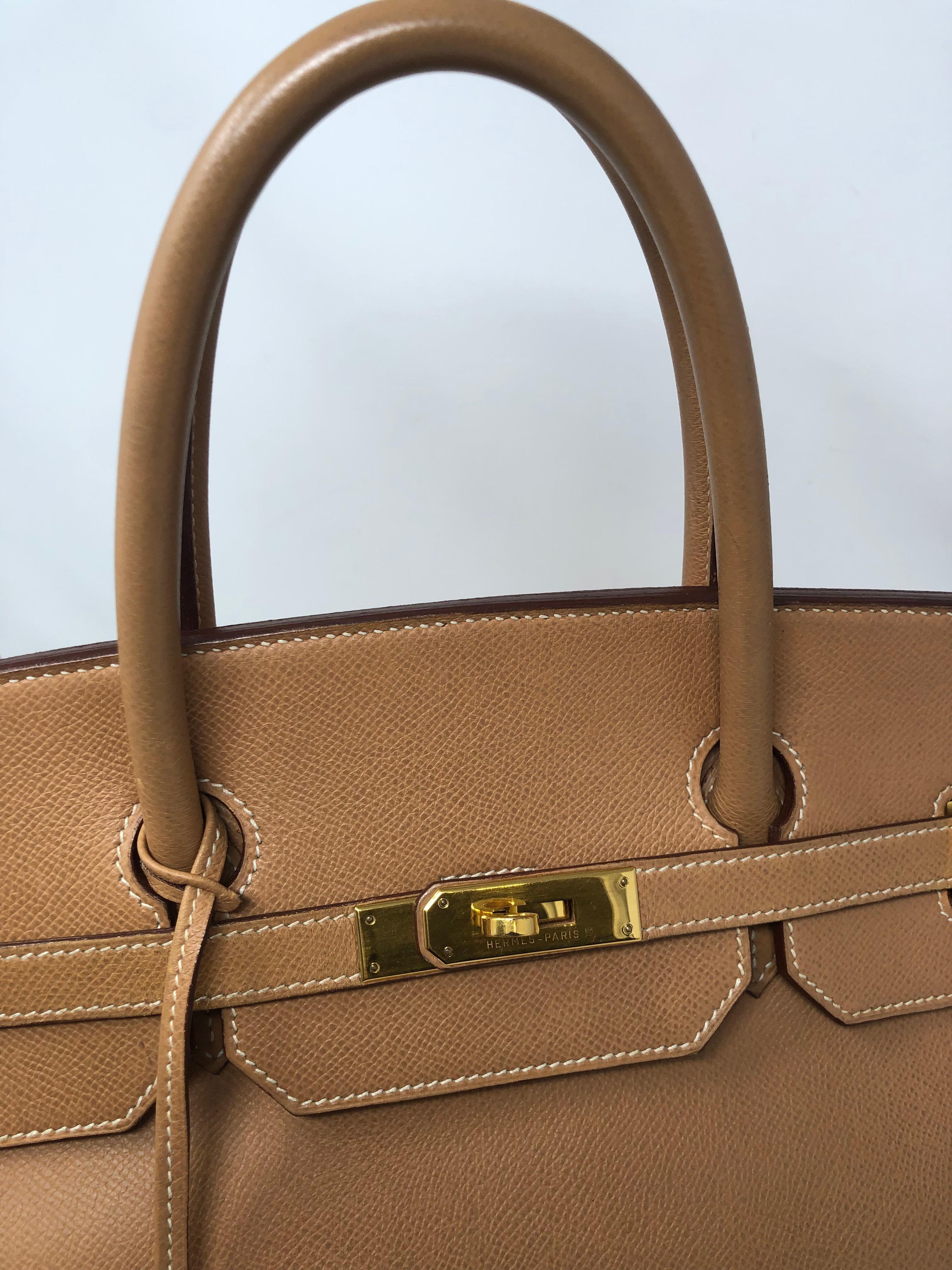 Hermes Birkin 40 Tan 8