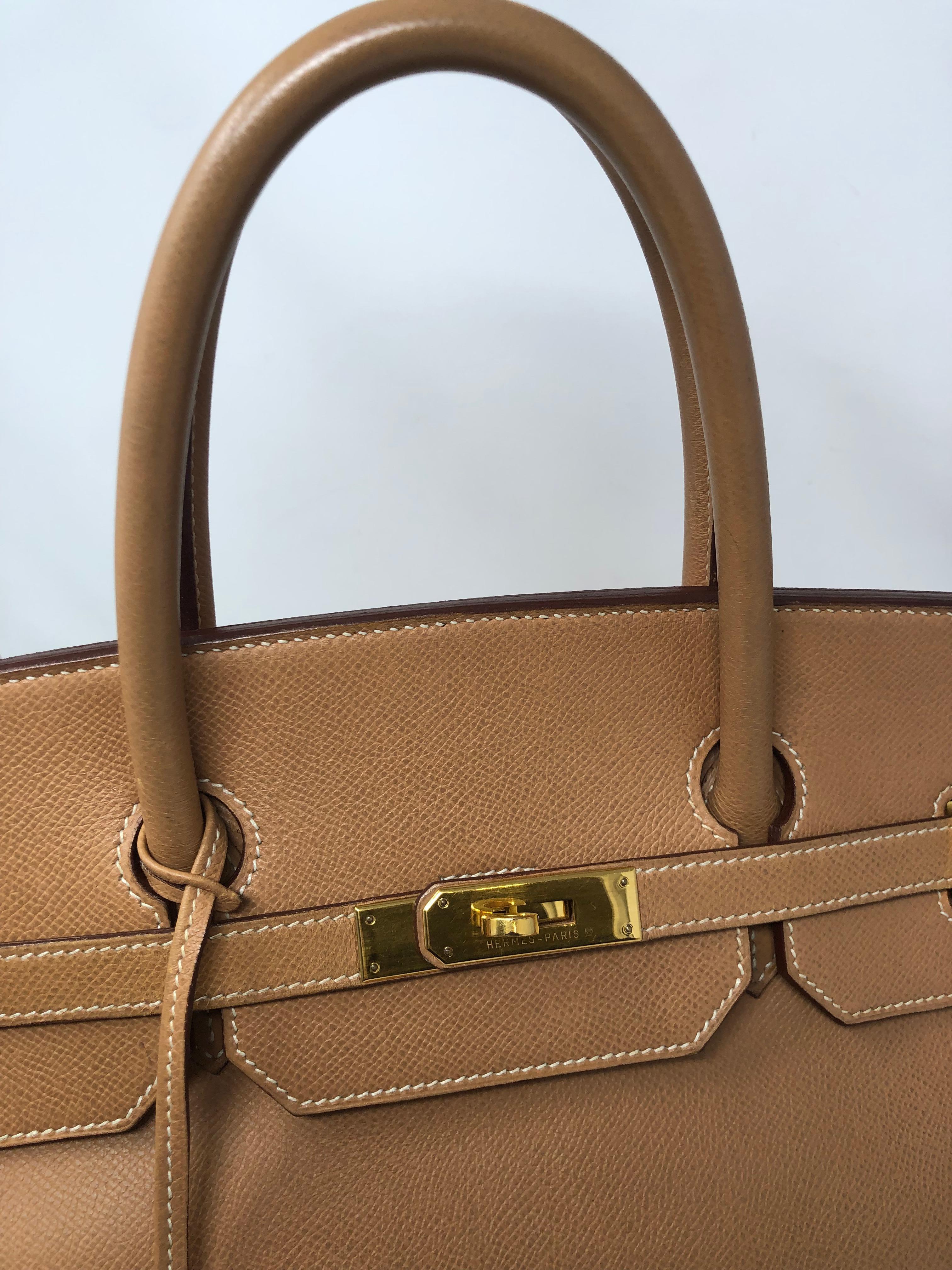 Hermes Birkin 40 Tan  8