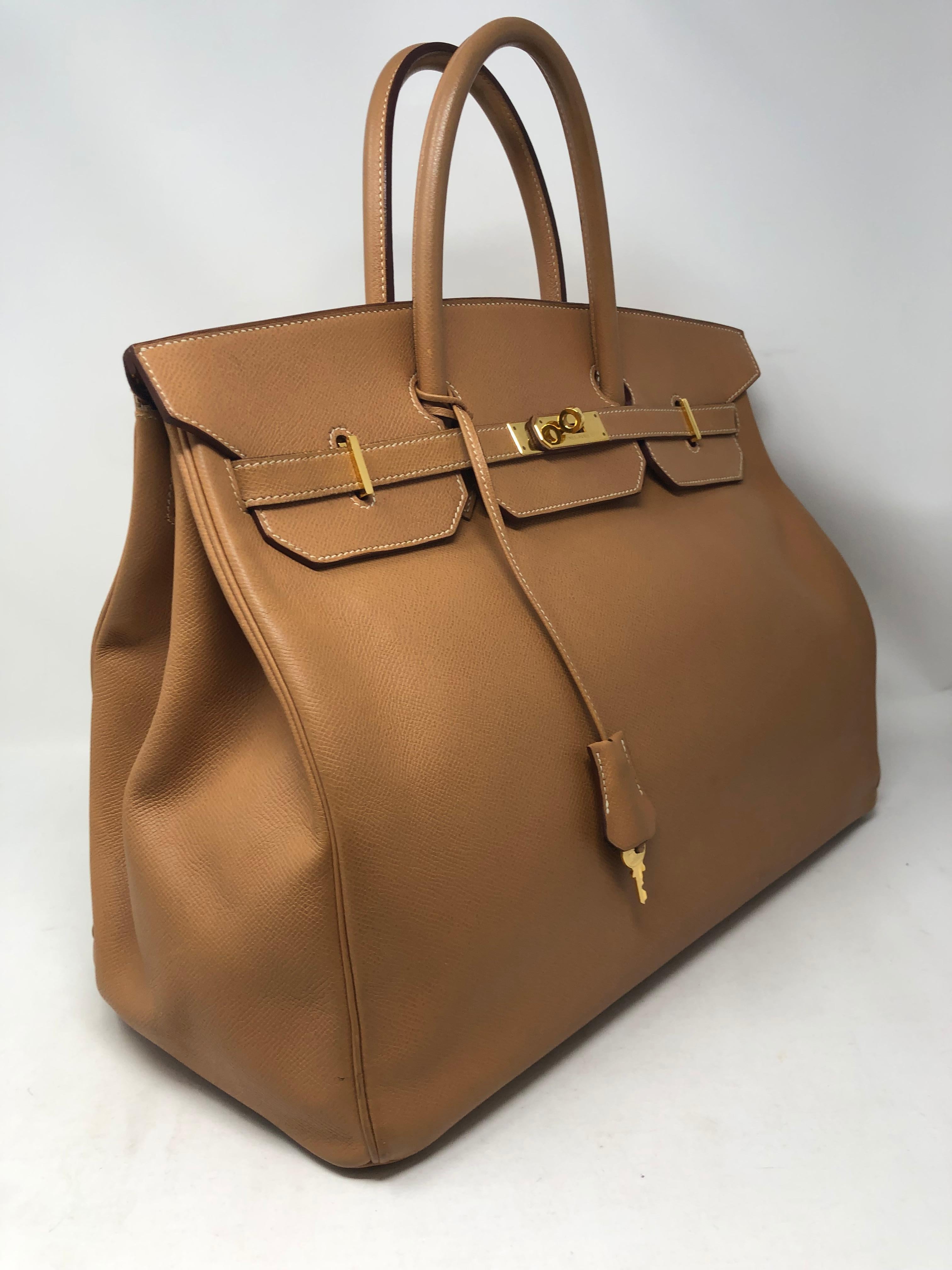 Hermes Birkin 40 Tan  10