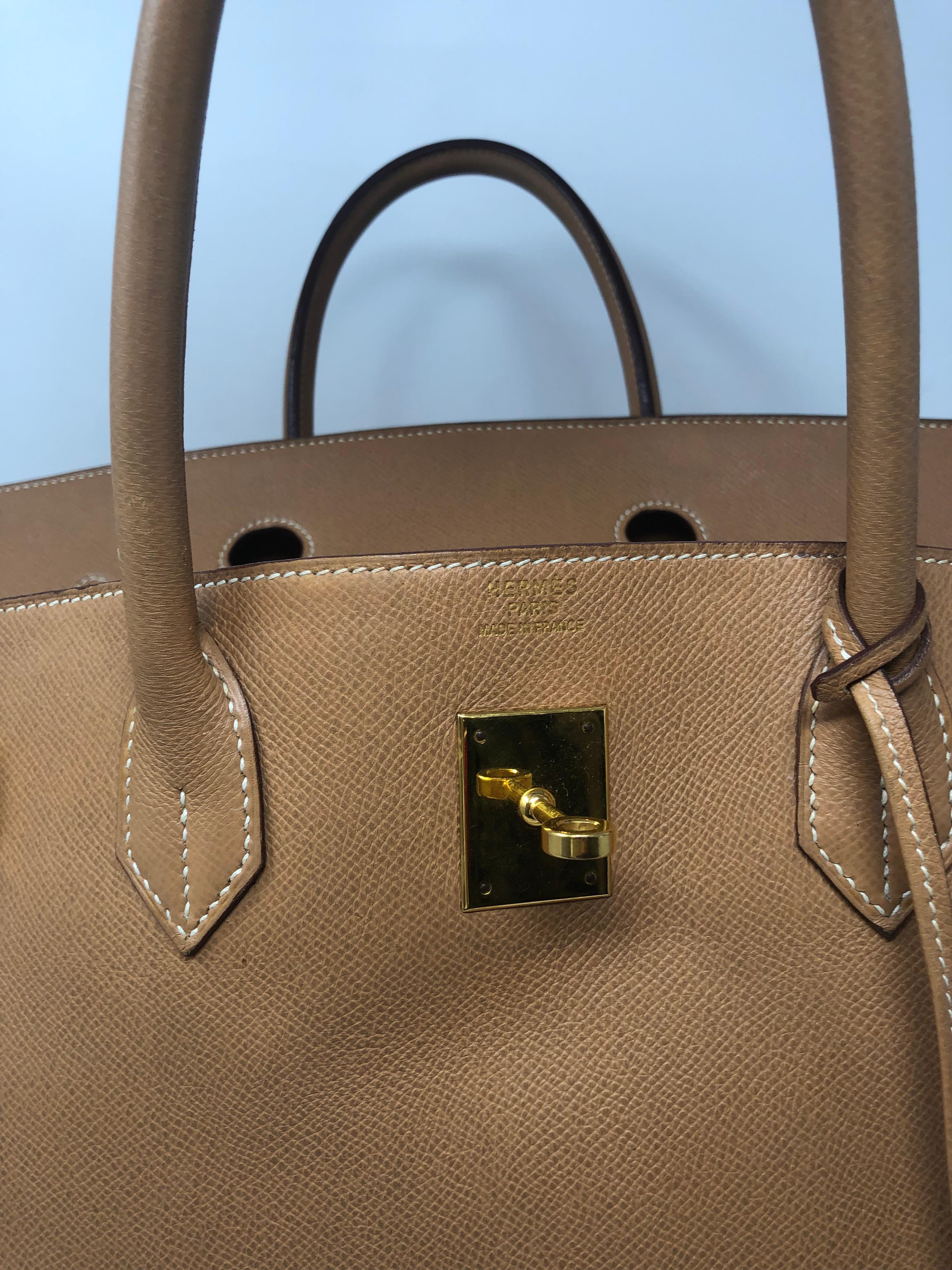 Hermes Birkin 40 Tan  1