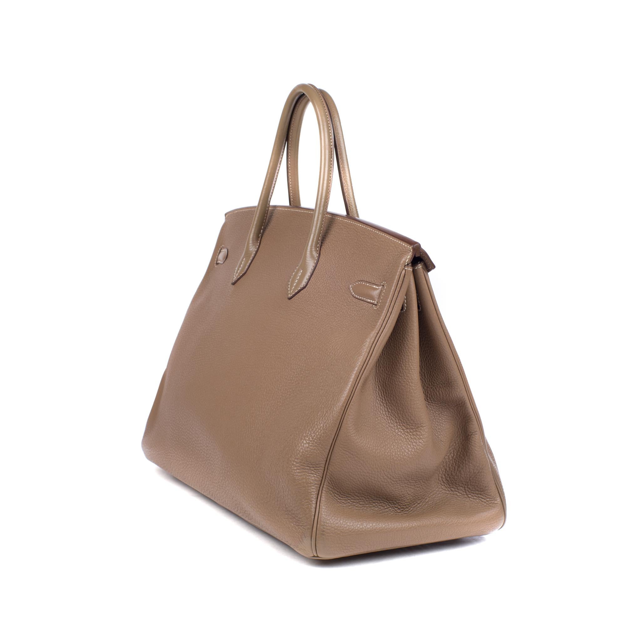 Hermes Birkin 40 Togo Etoupe Bag 2
